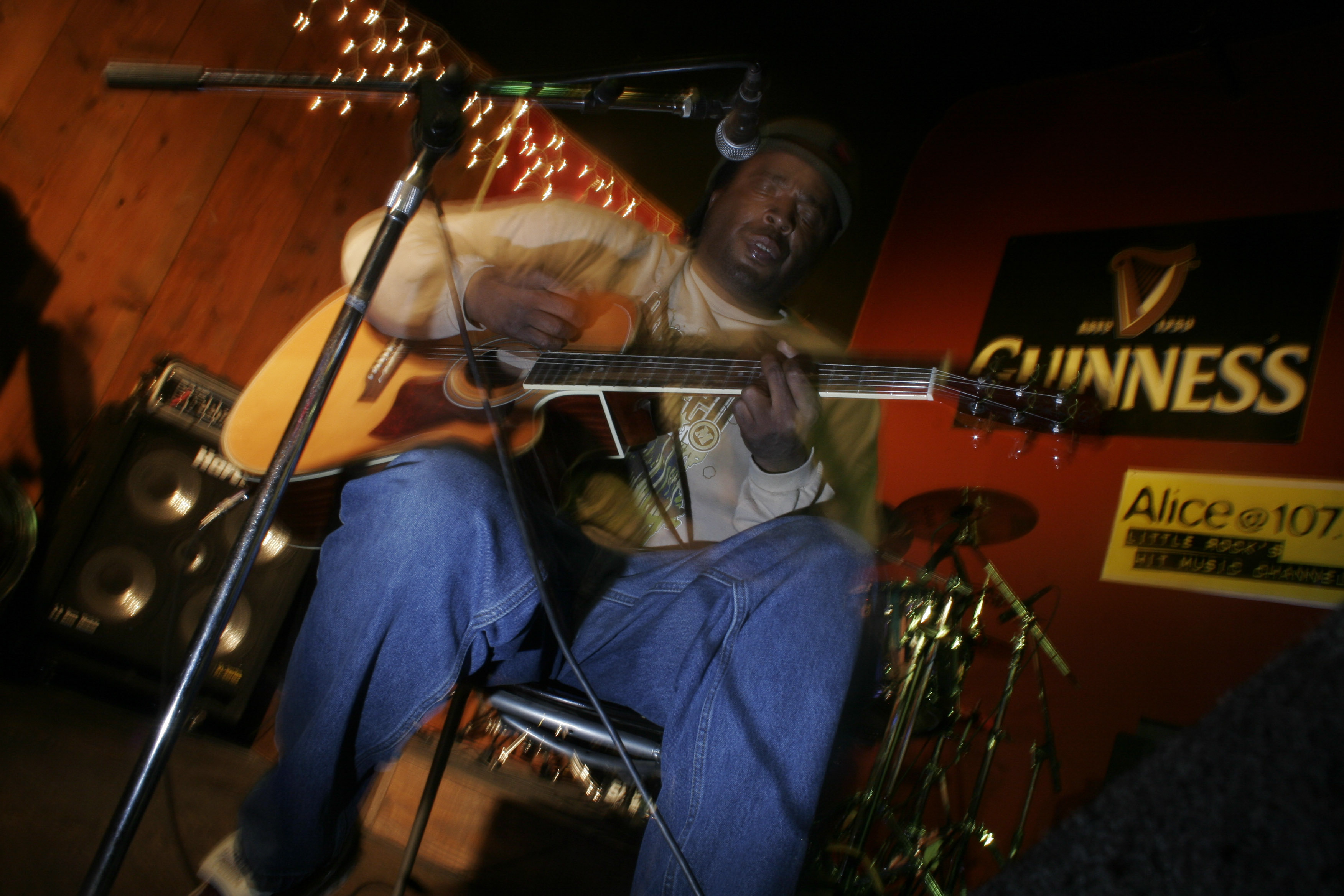 Luscious Spiller performs at Cornerstone Pub Thursday during a fundraising event for Special Olympics.