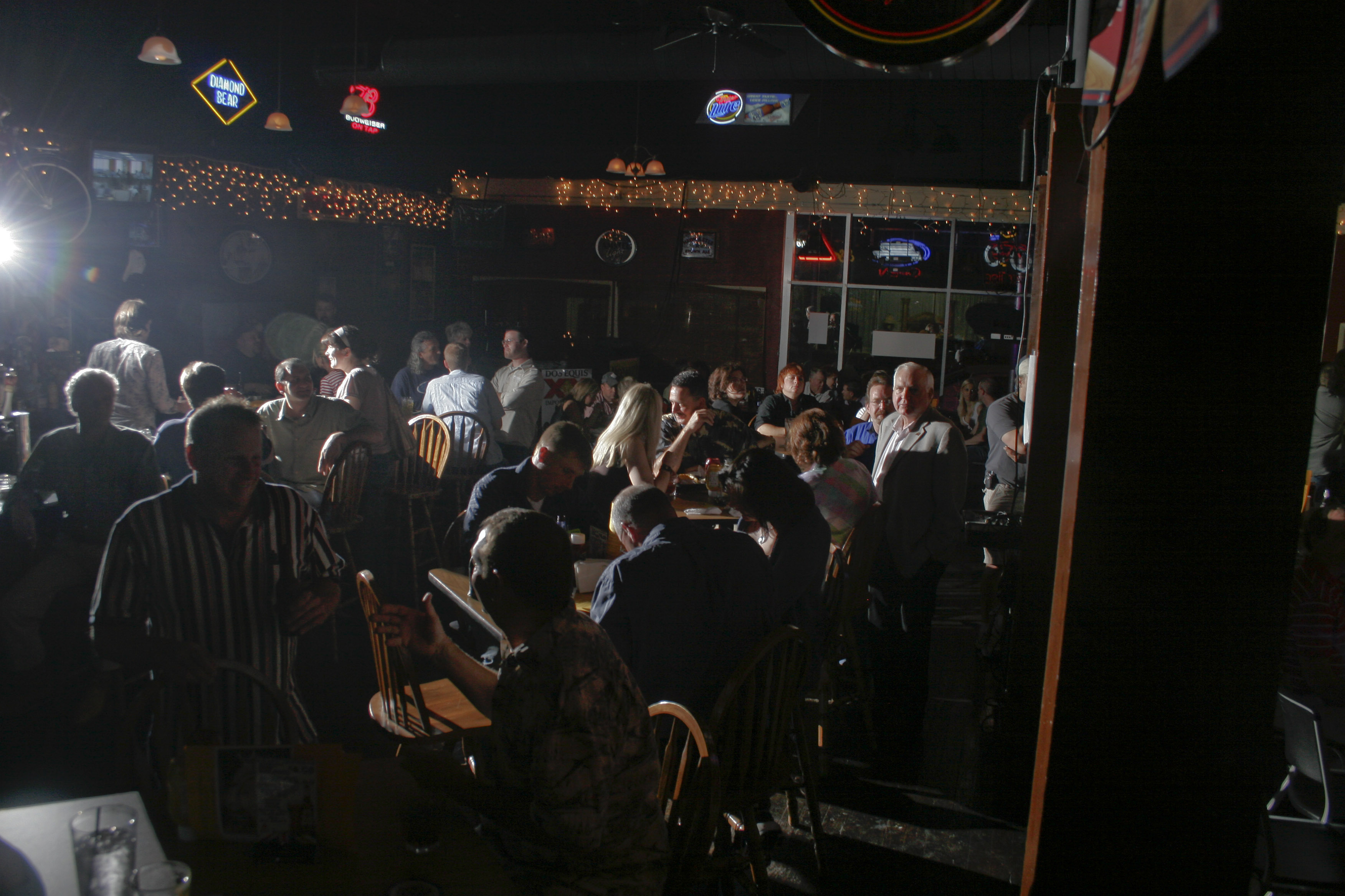 Crowds filled tables and the bar at Cornerstone Pub Thursday during a funraising event for Special Olympics.
