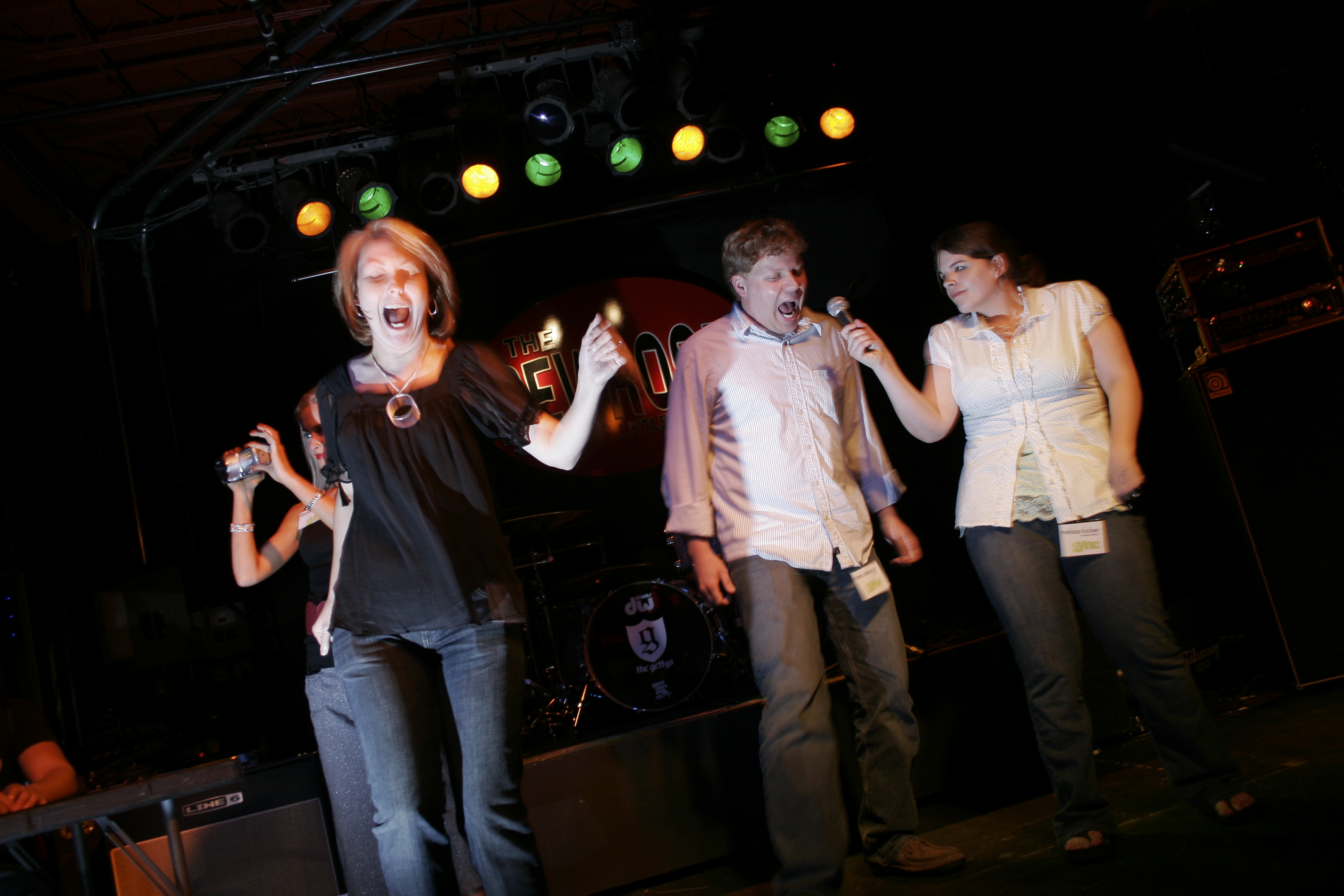 The judges perform "Love Shack."