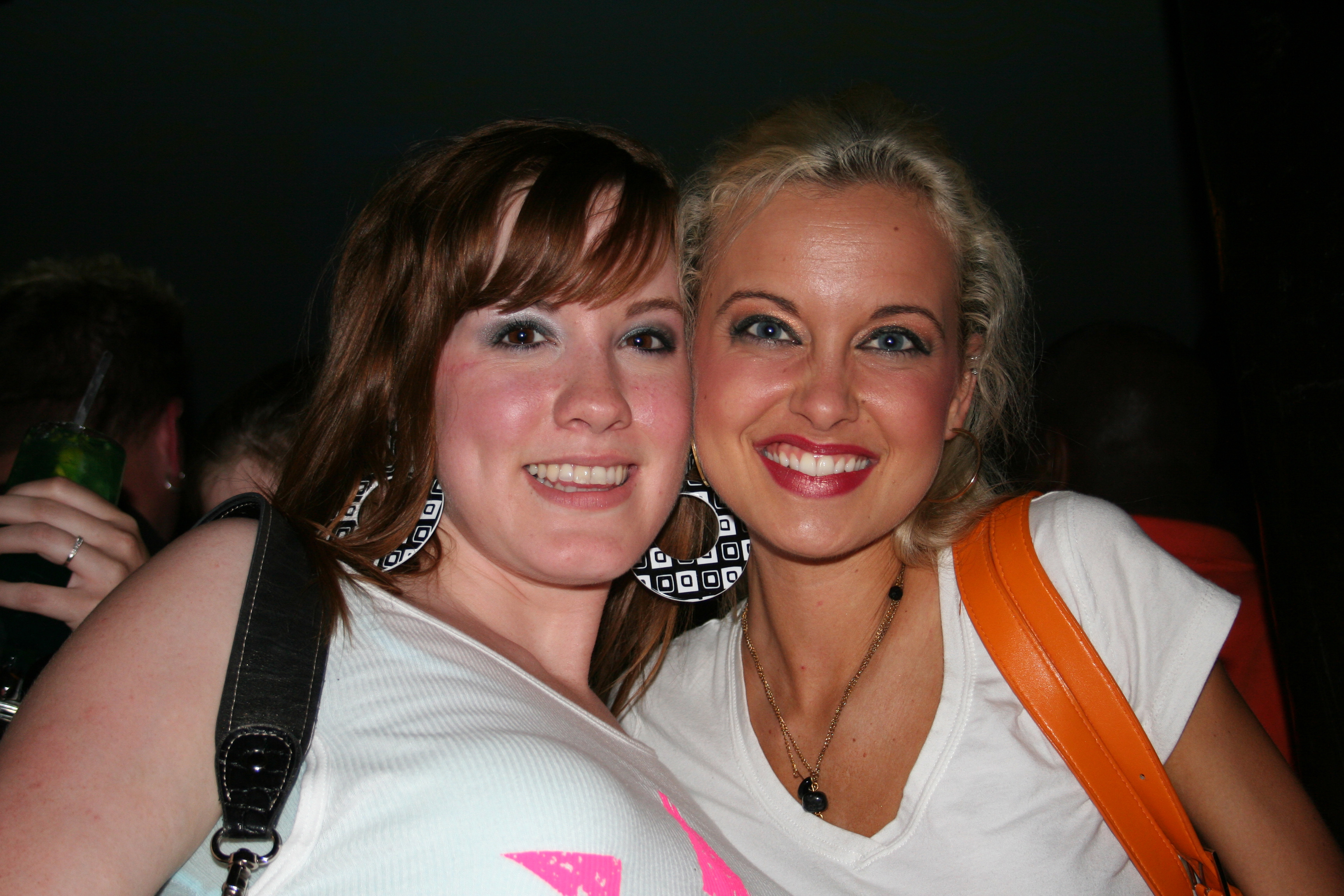 April and Lauren head out...but not before a photo op!