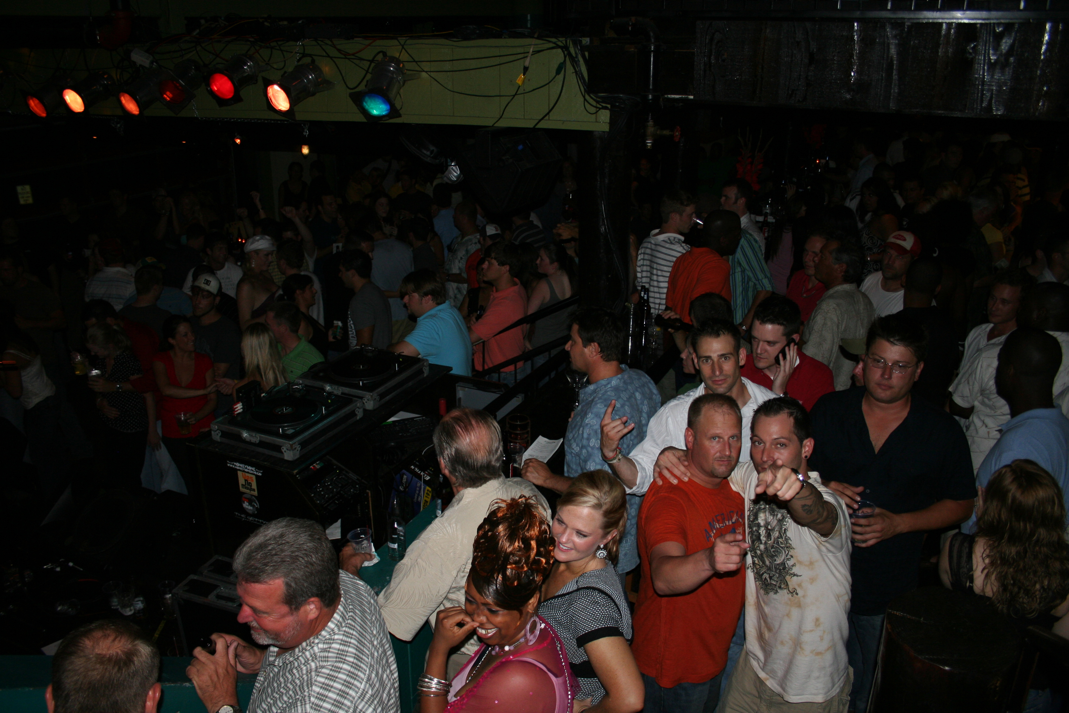 A happy Thursday night crowd at Cajun's