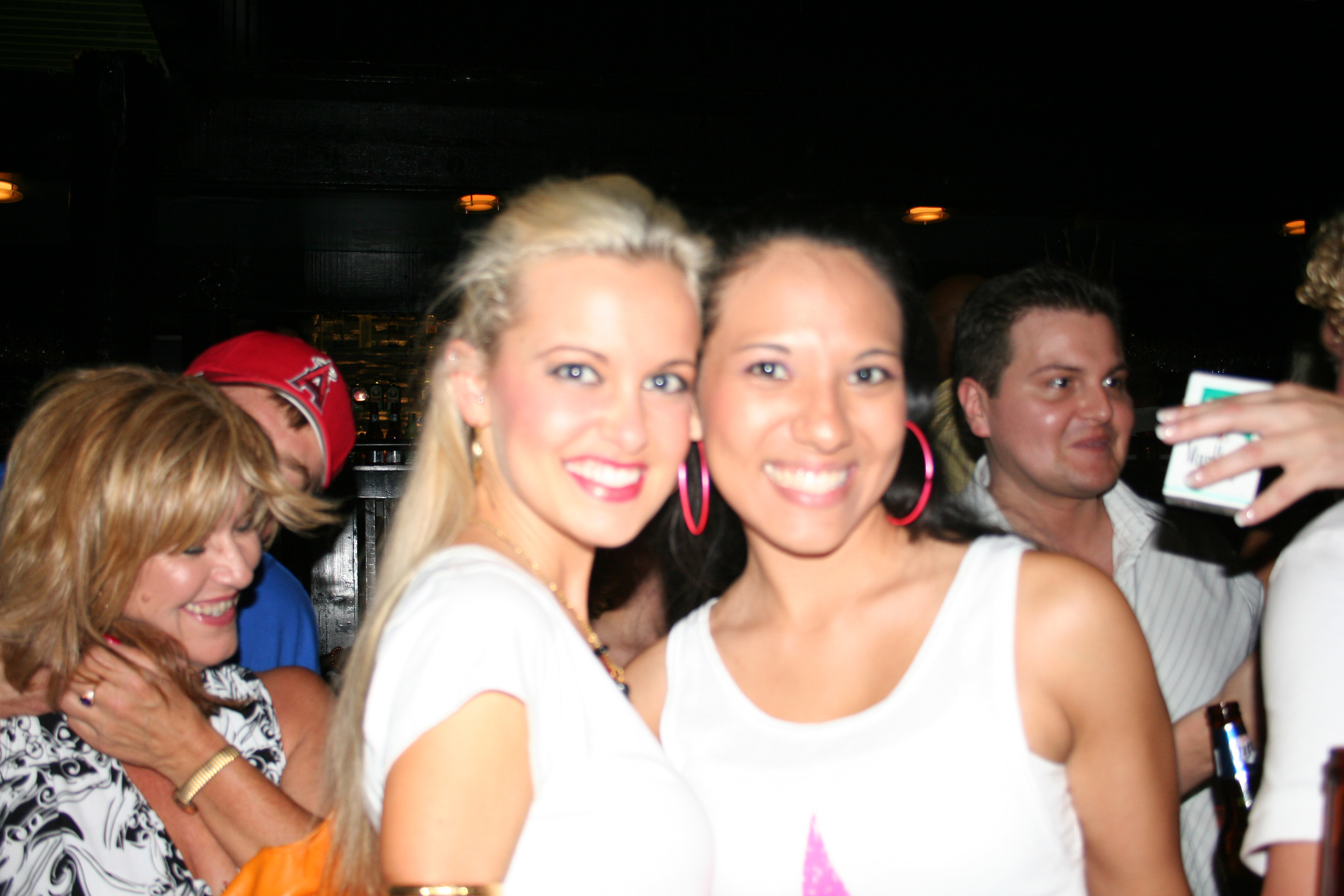 DJ Max tries to figure out the camera...just smile ladies!