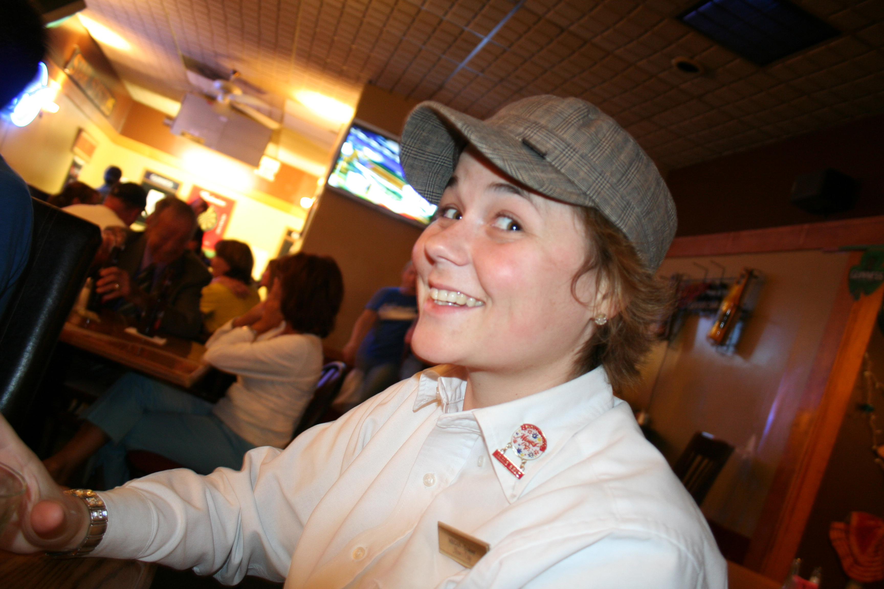 Meagan Clancy has a great time at Markham. Another Jagerbomb please!