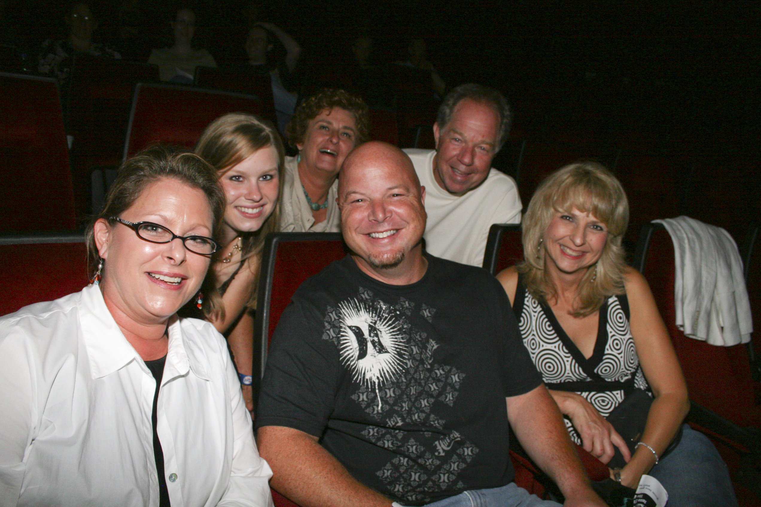 Funny is what funny be. Back row: Jennifer Hill, Jane Robinson and David Robinson; front row: Evelyn Cash, Barry Williams and Dianne Donaldson.