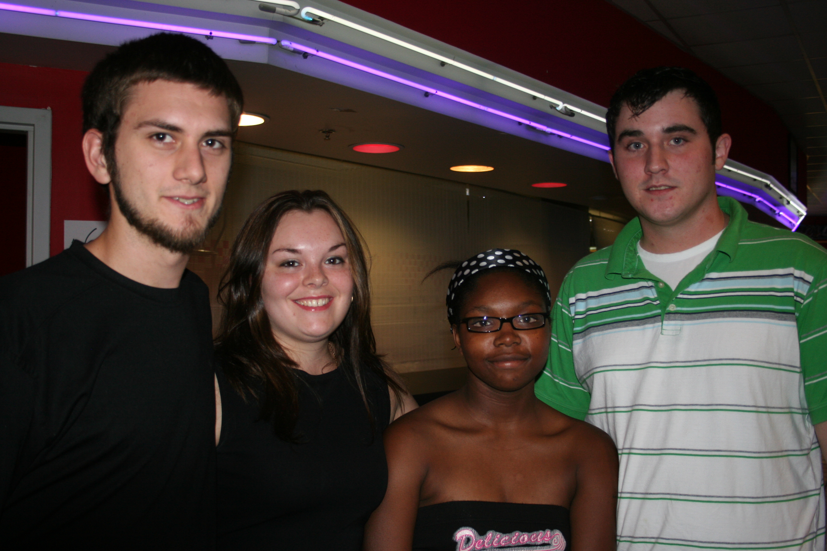 Jimmy and Hannah Johnson with Calandra Bynum and Daniel Harton