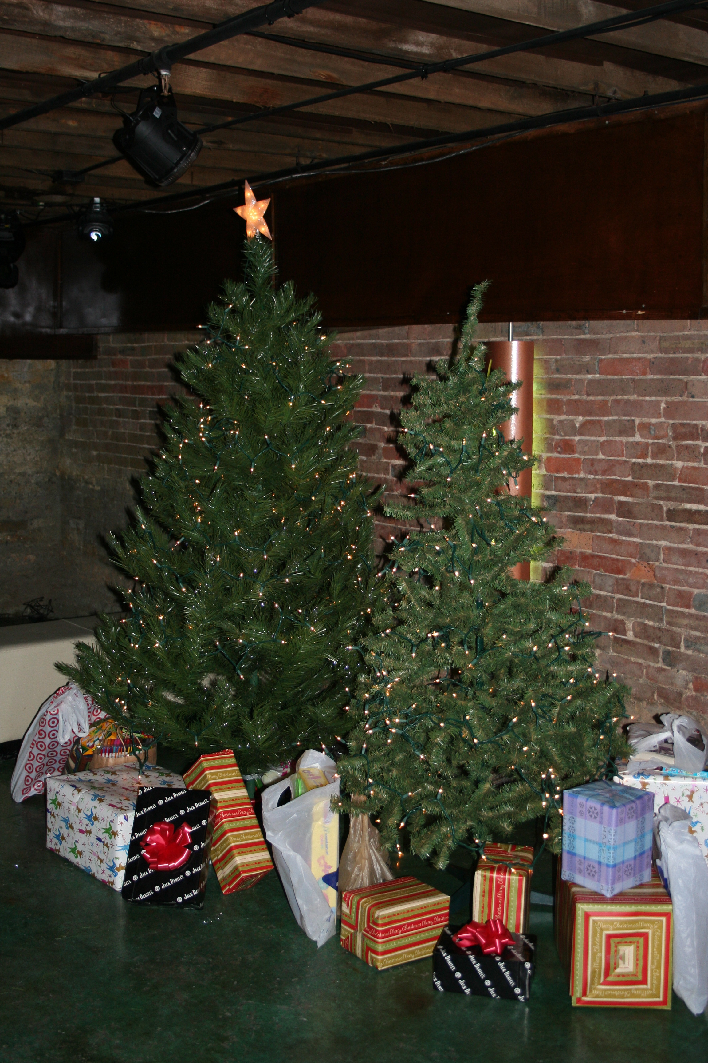 DEEP was decorated for Christmas in July!
