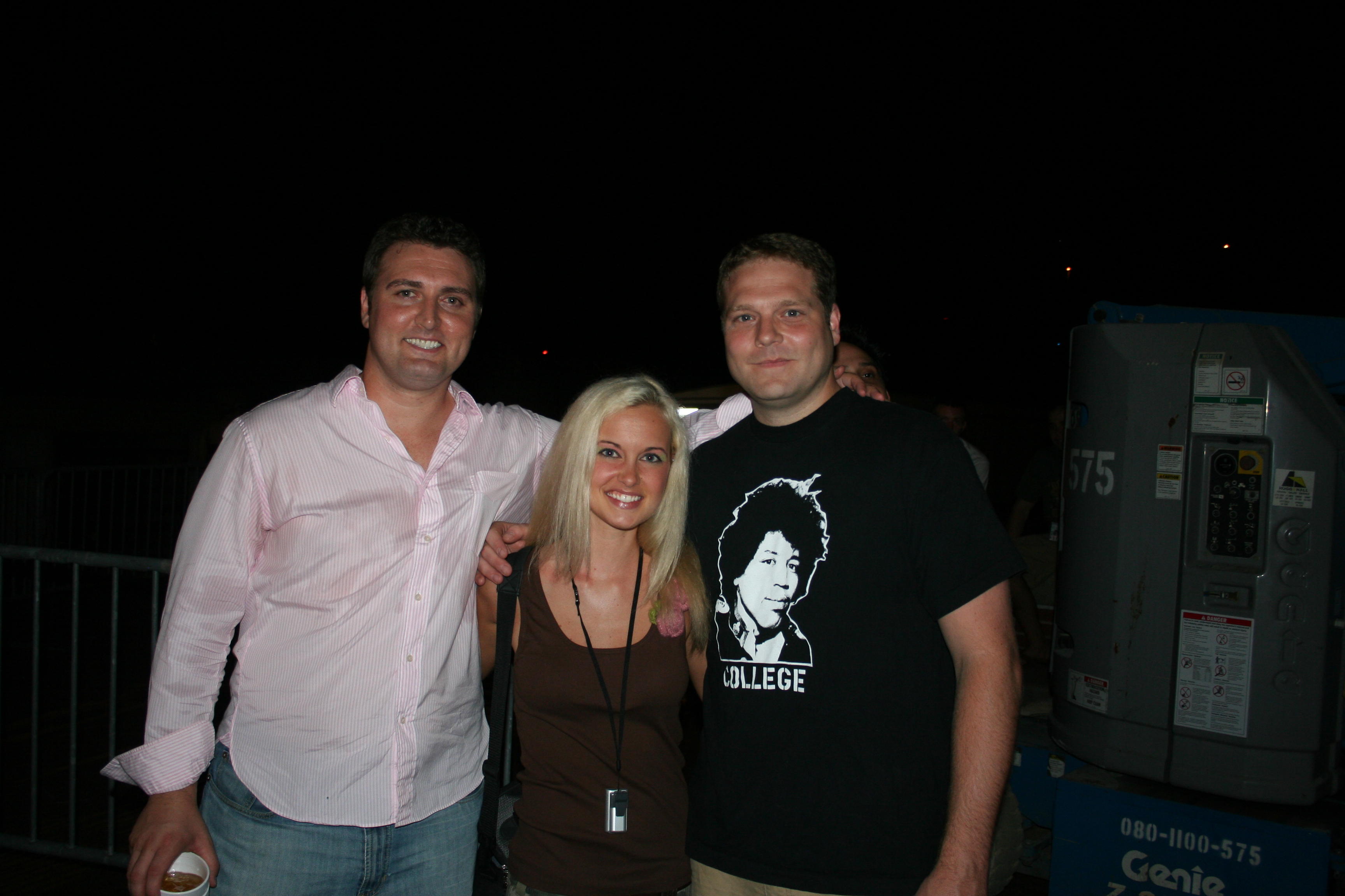 Pat Bradley, SYNC's Lauren and Tim Chappell