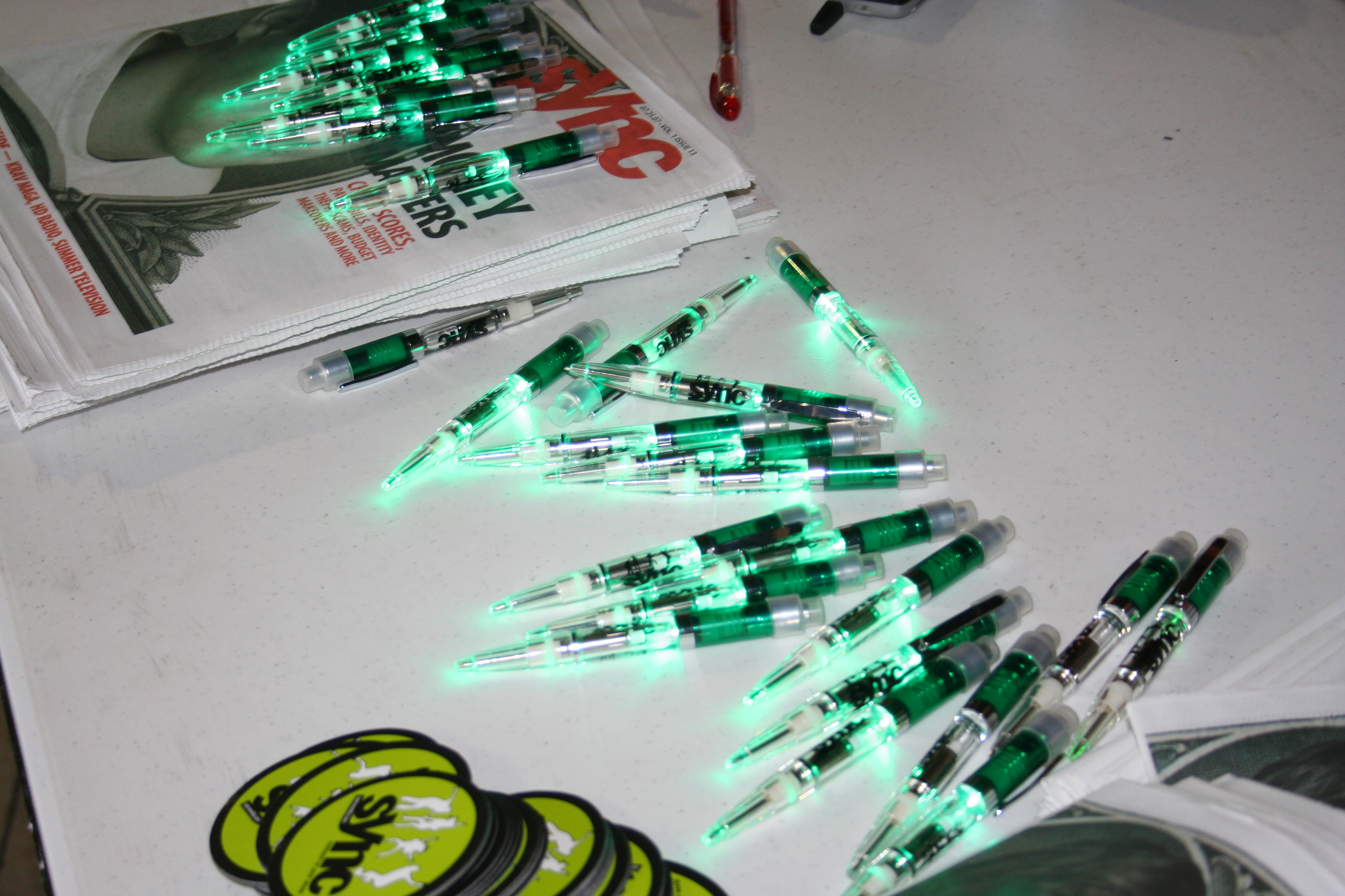Get a cool green pen!