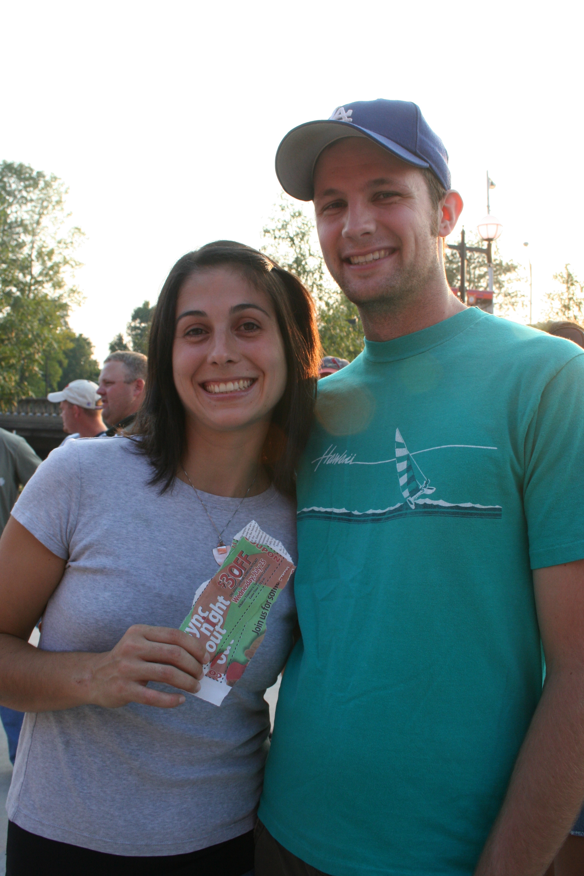 Virginia Zuco and Ryan Lewis find the coupon in SYNC for a discounted ticket!