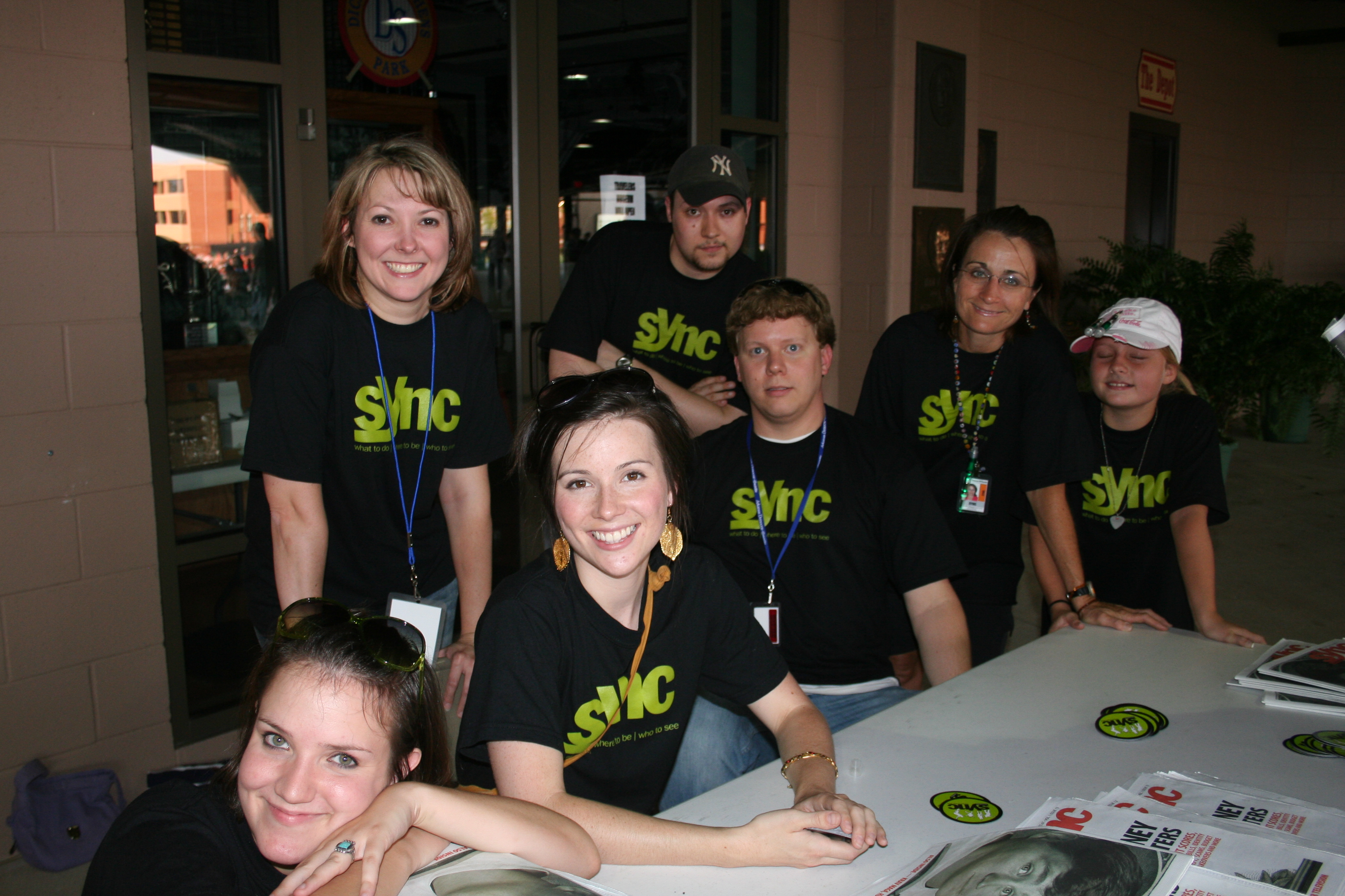 (almost) the entire SYNC crew...fun Night Out at Dickey Stephens Stadium.
