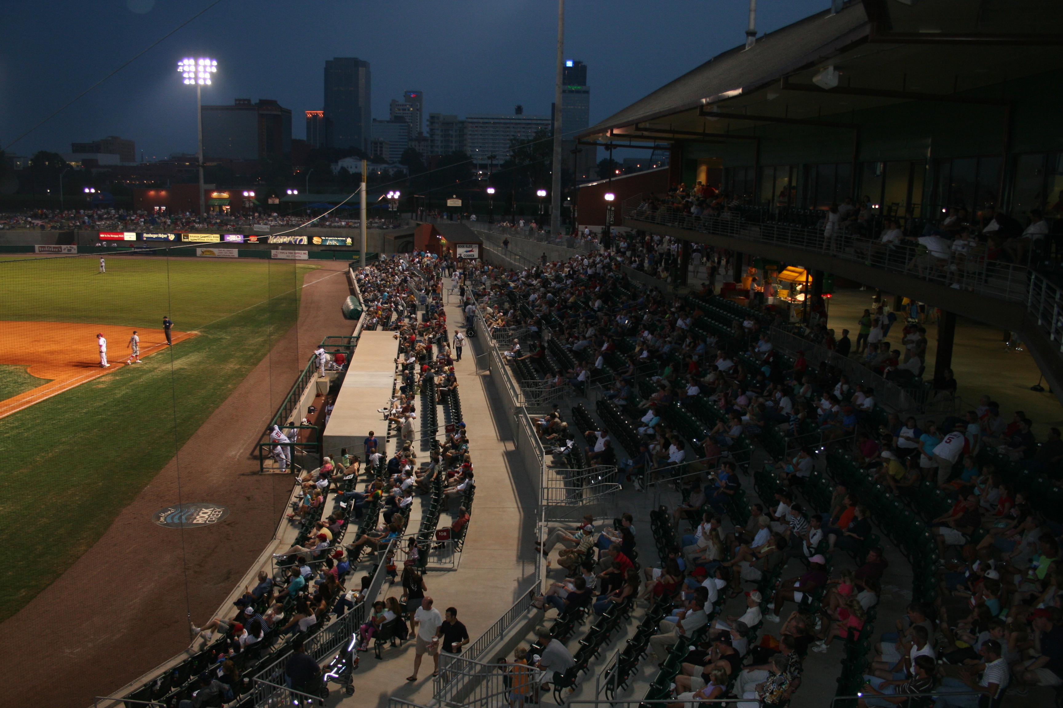 Dickey-Stephens Stadium has a good crowd at SYNC Night Out