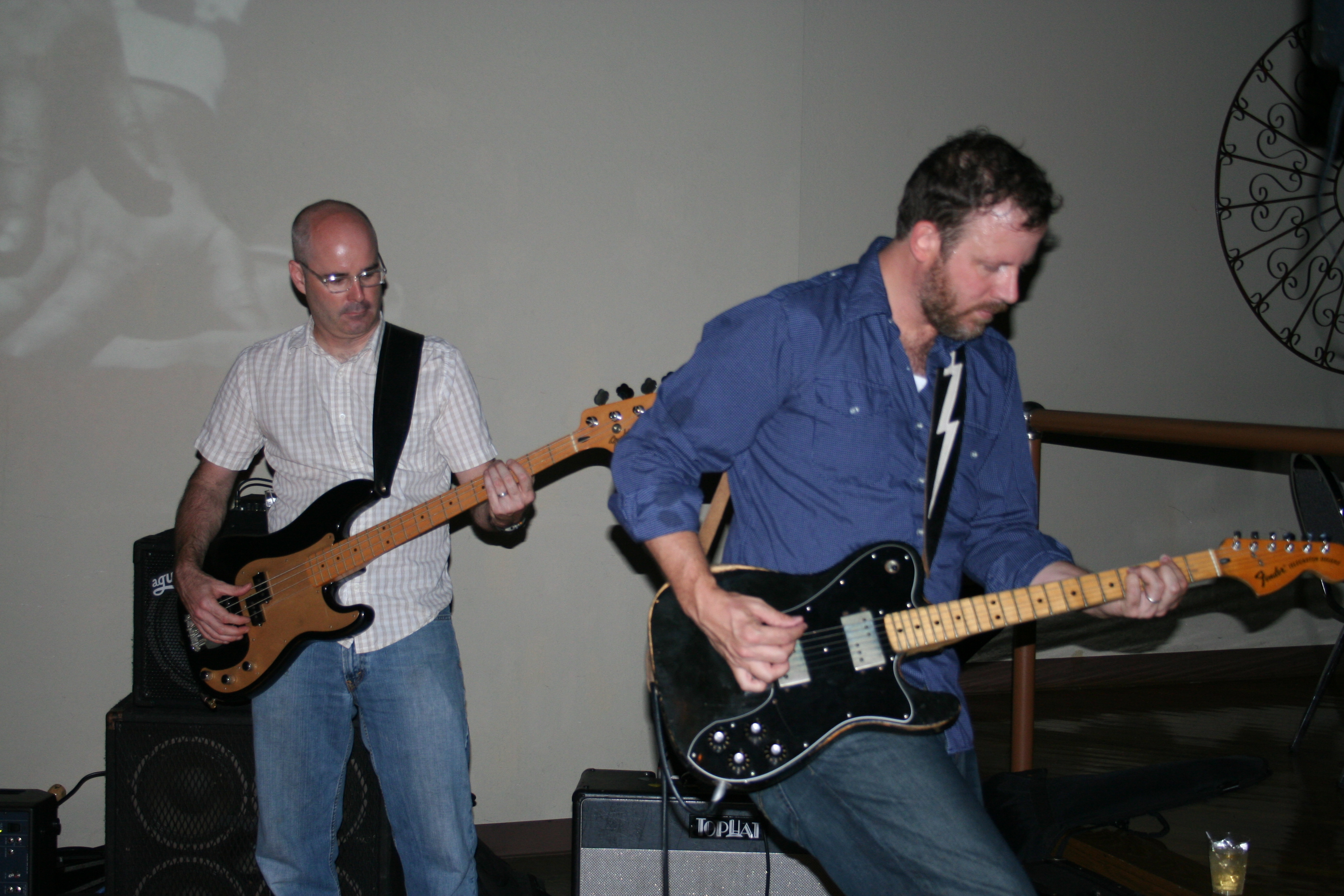 Music by The Boondogs adds to the atmosphere.