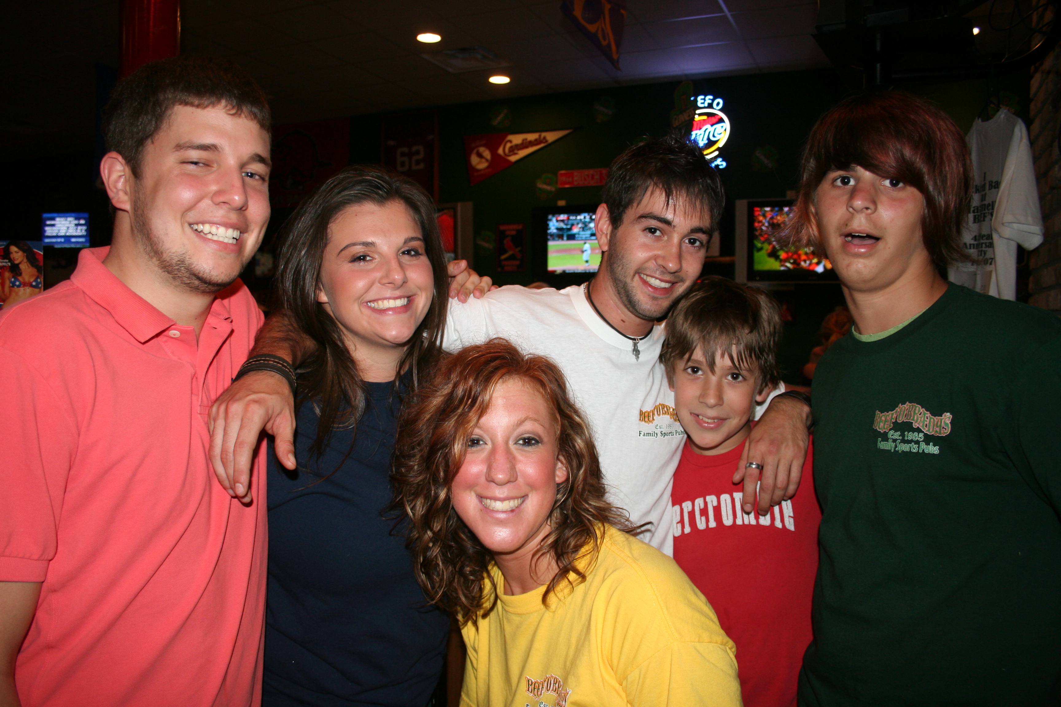 Squeeeeeze in!
Ryan Spychalski, Heather Gay, Ginny Moss, Alan Chambers, Logan Jones and Tim Fluharty