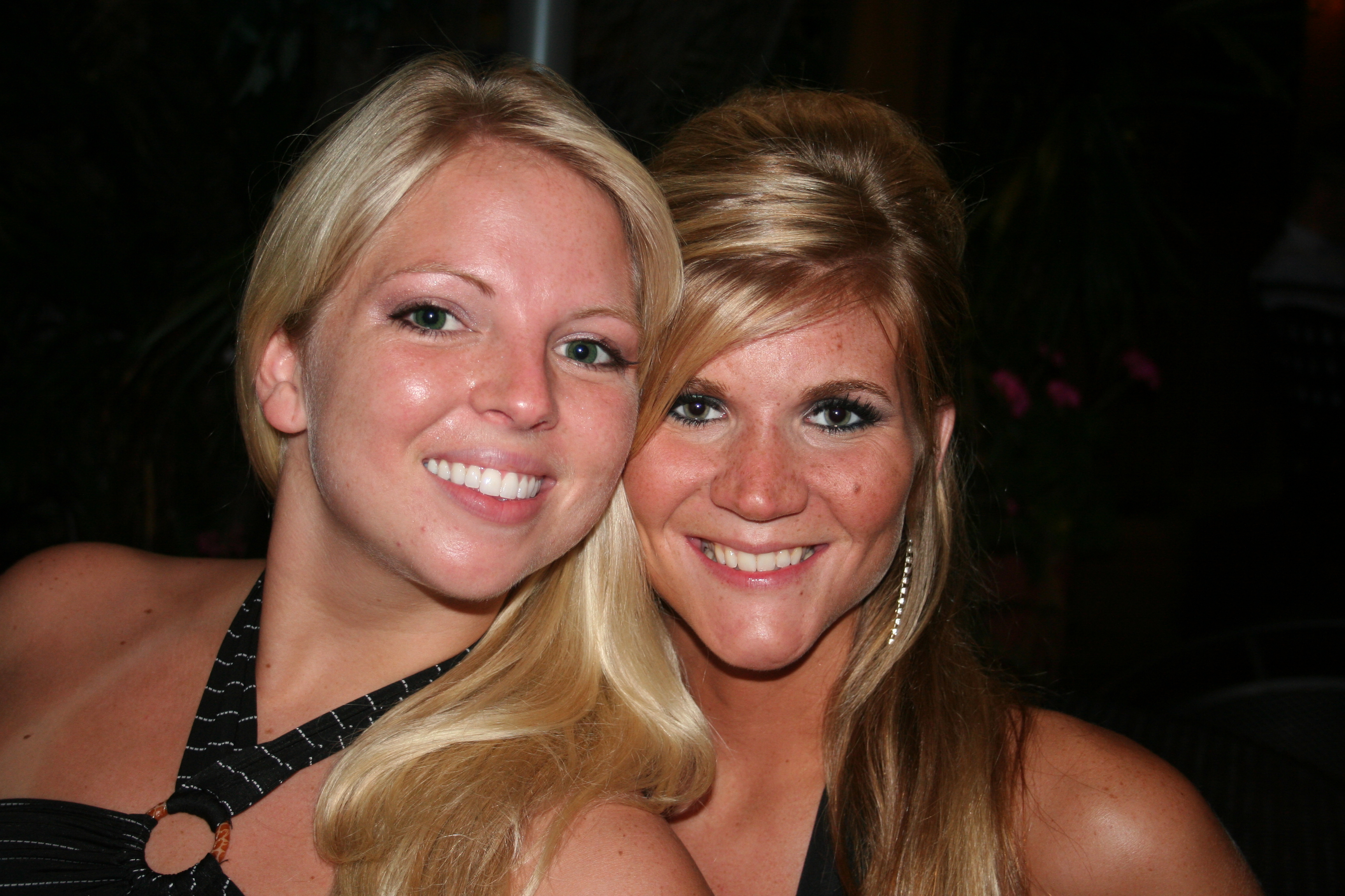 Pam and Claire smile for SYNC as they celebrate Claire's birthday.