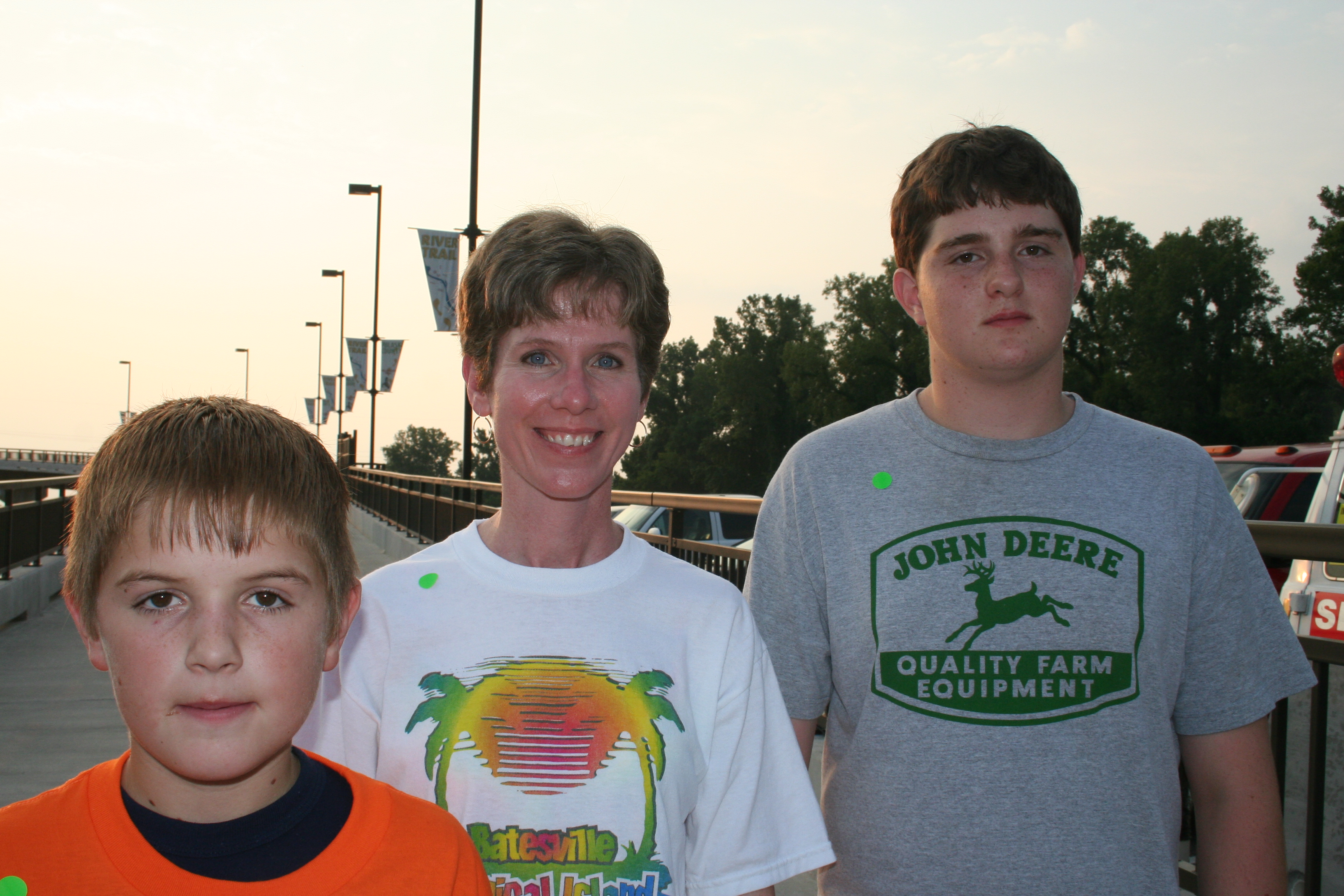 Tyler Cox, Cindy Barber and Taylor Handford