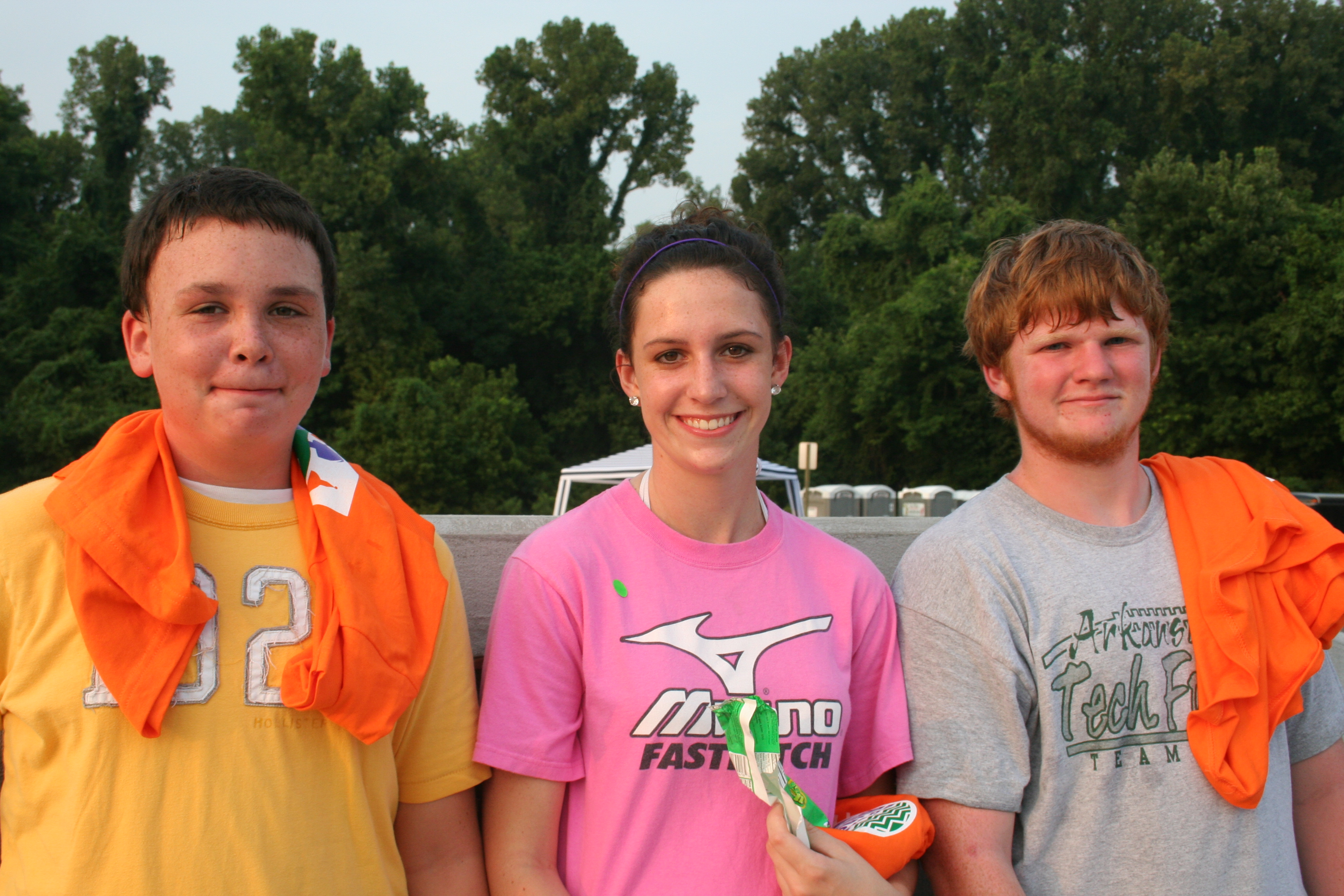 Alex Nicholson, Morgan Nicholson and Michael Woodworth