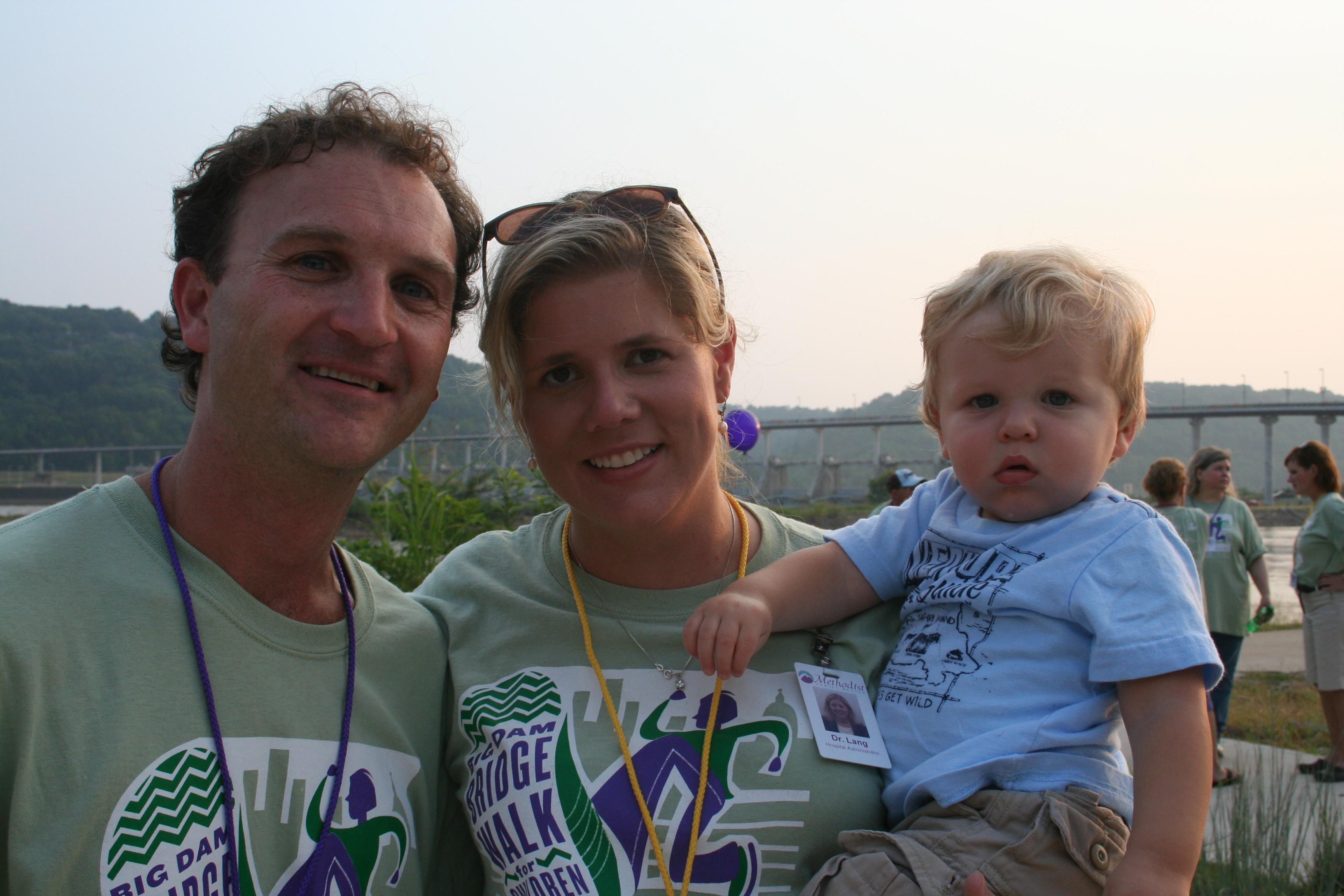 A family affair...
John, Jennifer and Jake Schissel