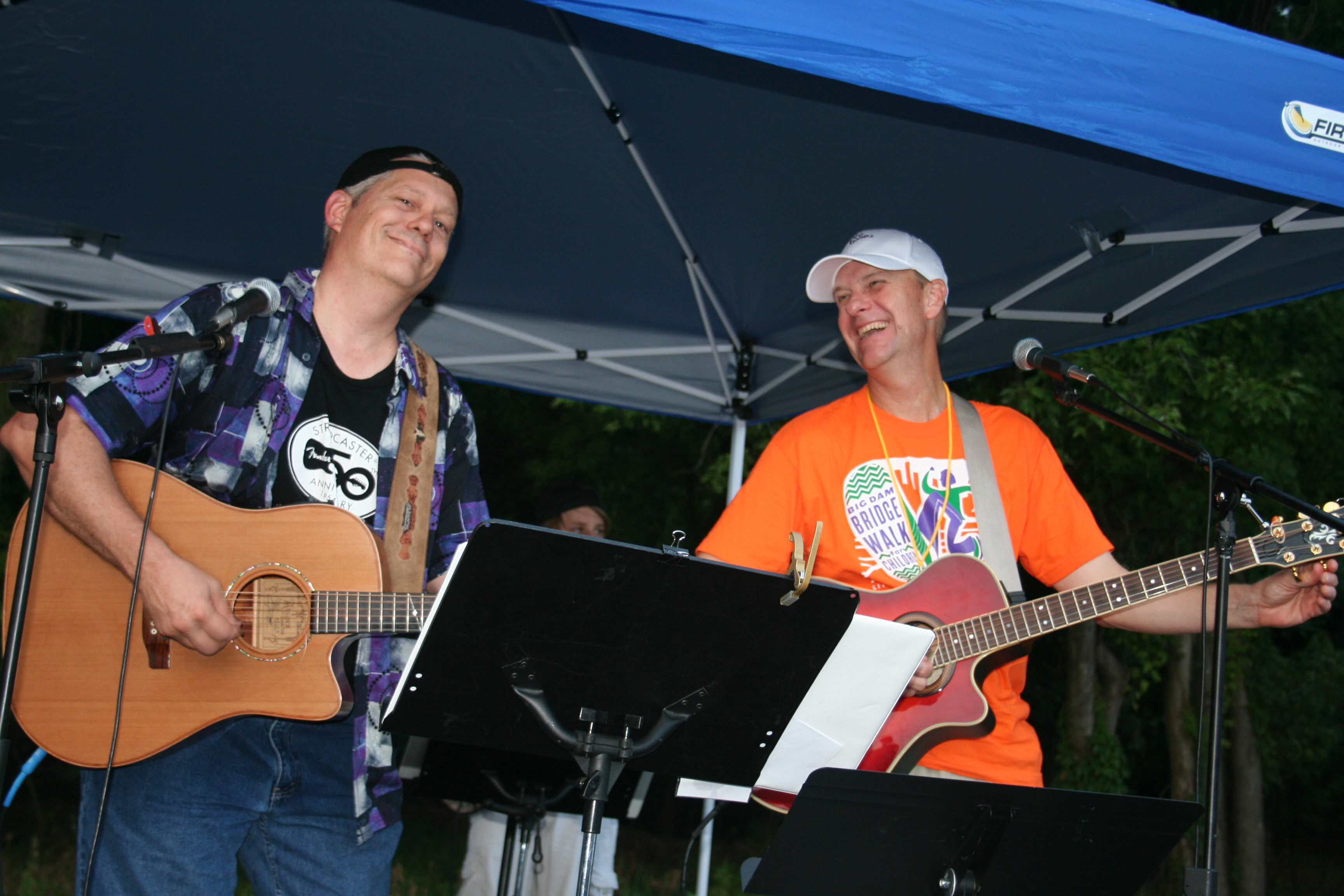 The Purple Doors singers Dave Sadler and Phil Wesson