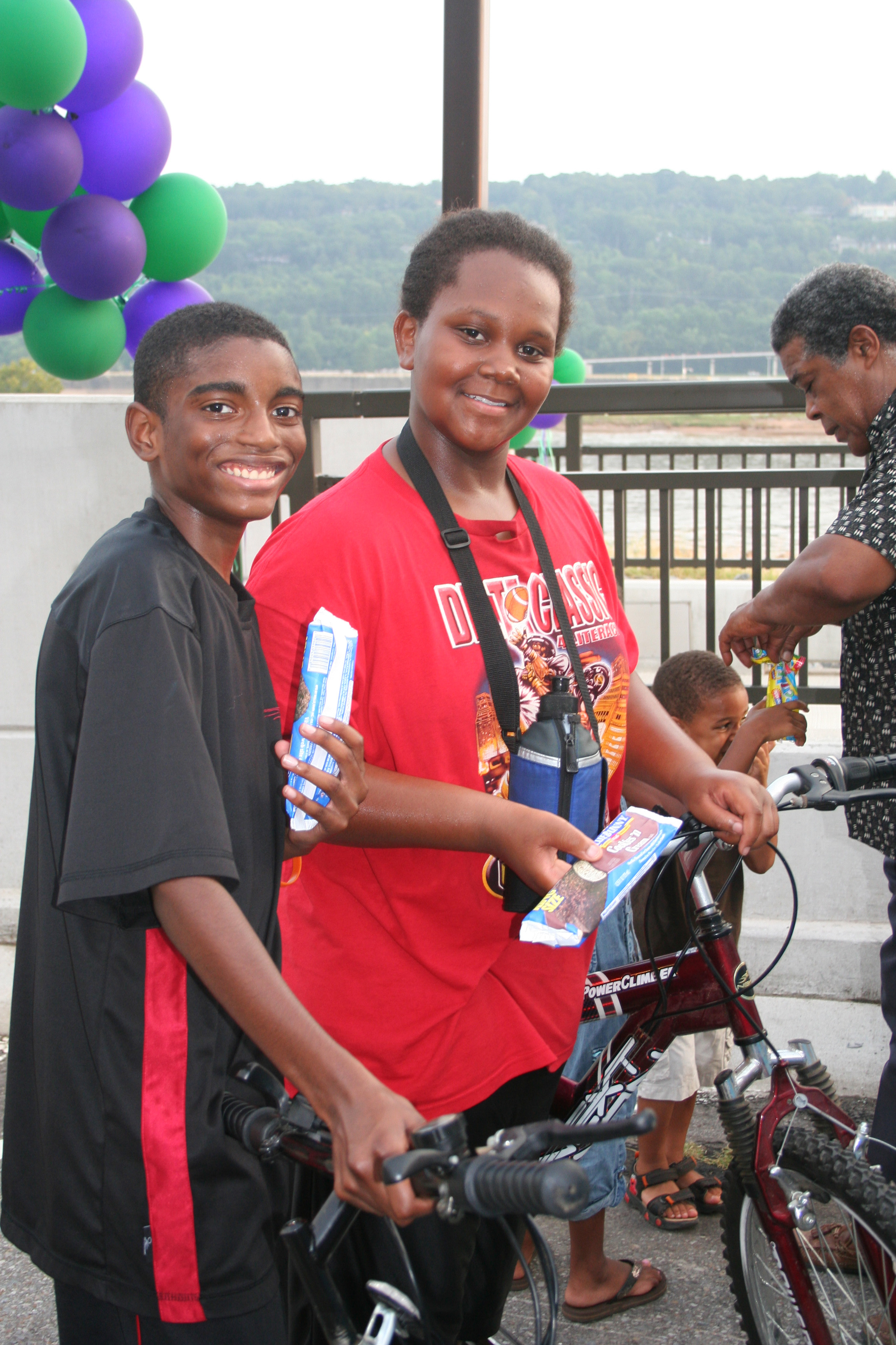 In line for ice cream!
Alex Watkins and Jaylon Christopher
