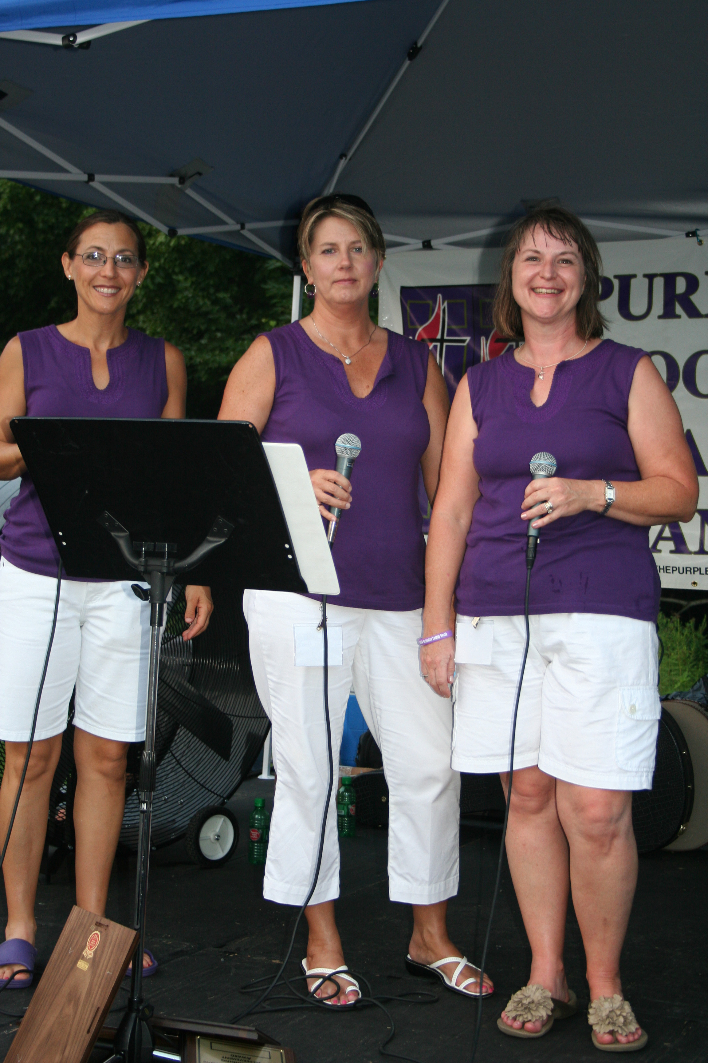 The ladies of The Purple Doors...
Susan Coles, Briana McNeill and Karen Wesson