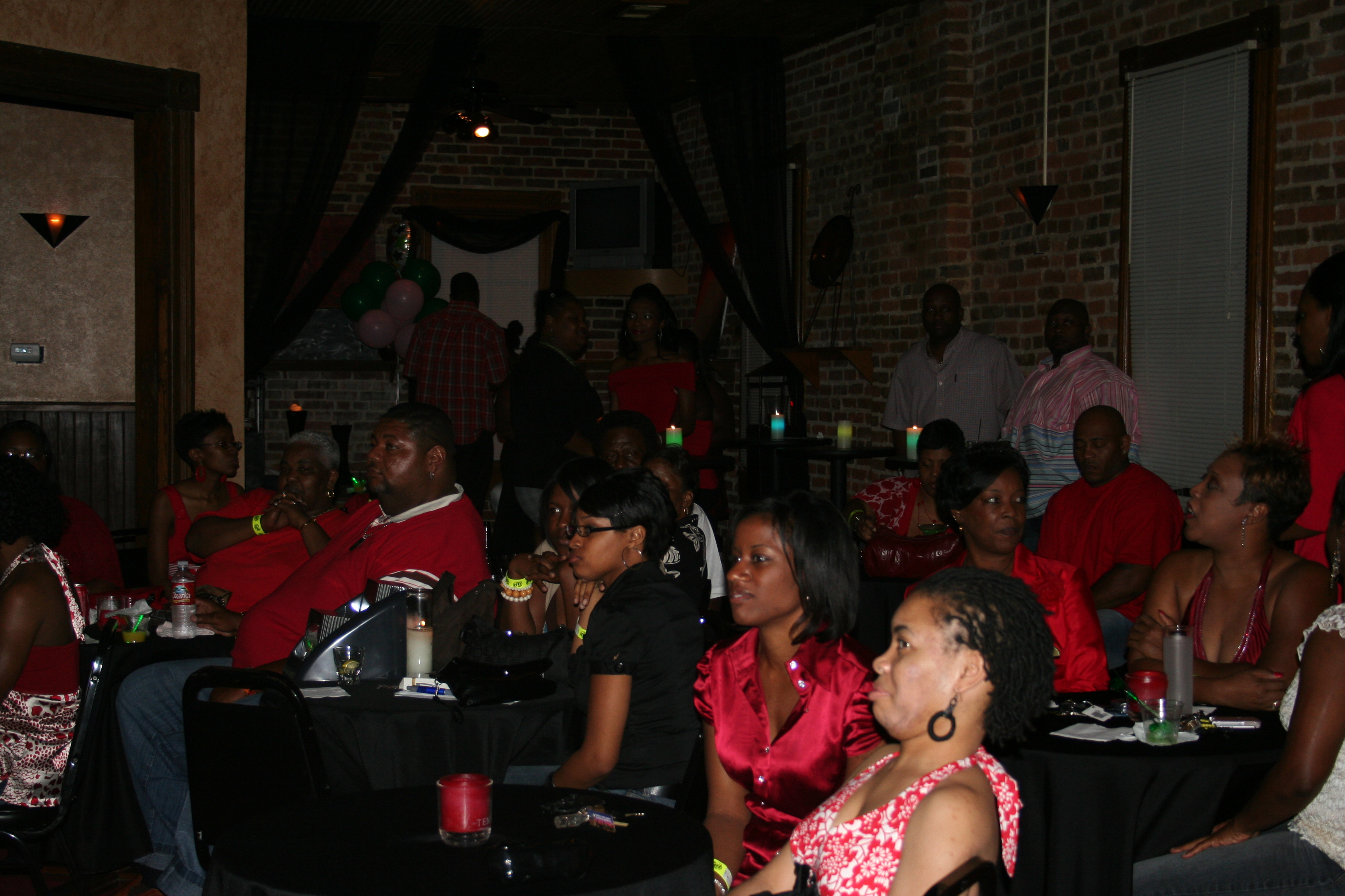 The place is packed