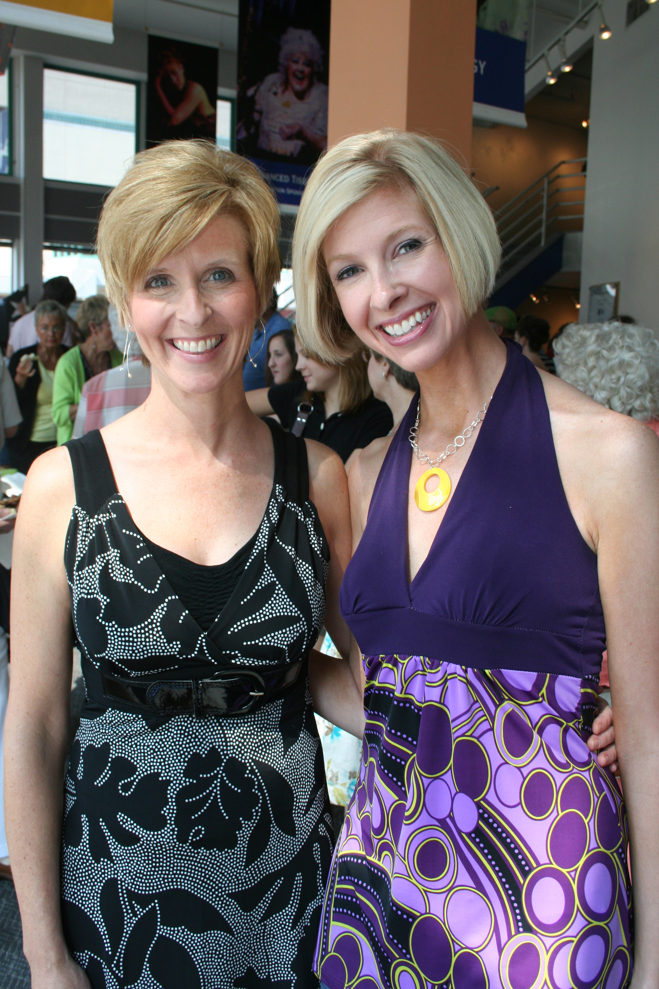 Terri Valentine and Shannon Duke enjoy the show and reception.