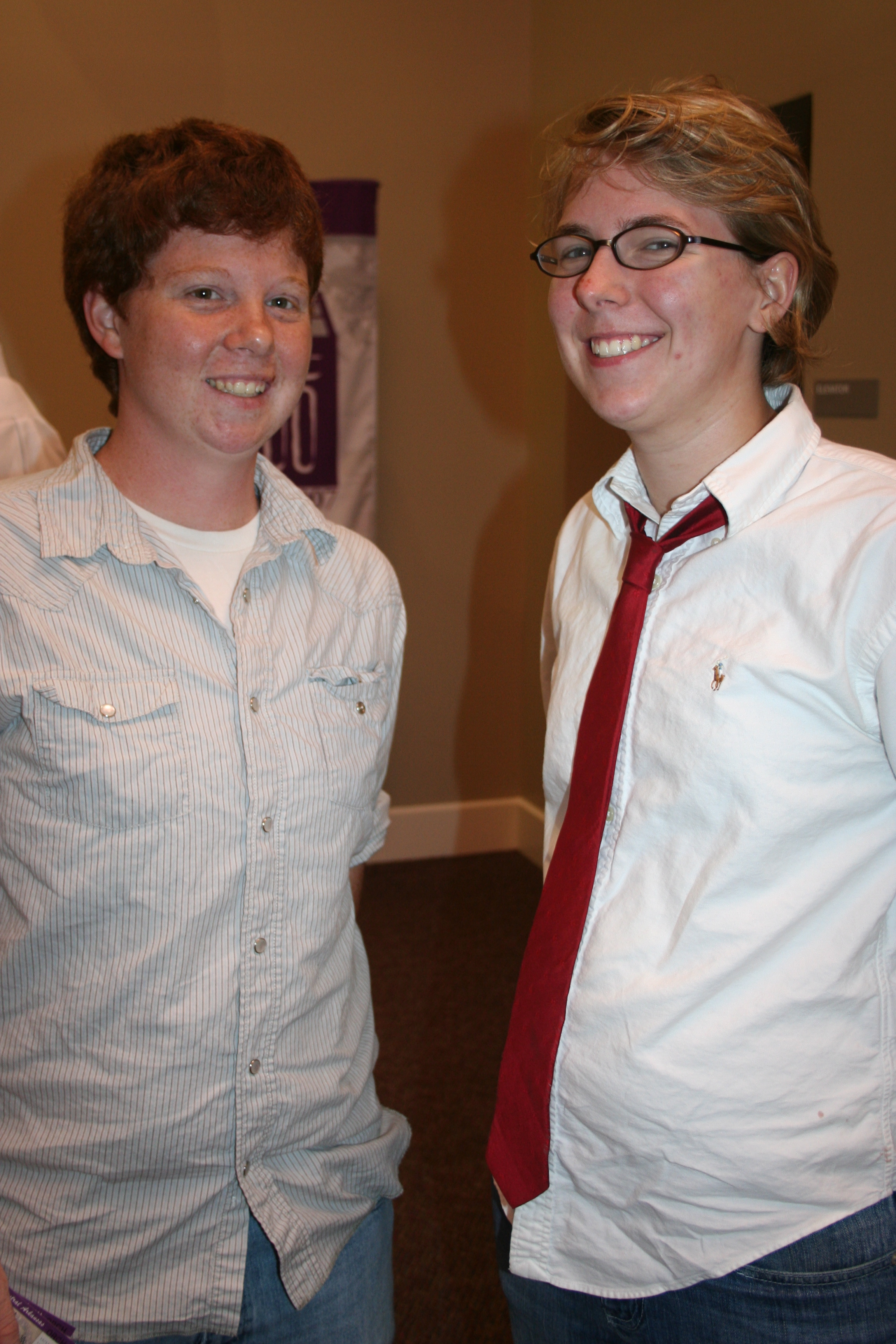 Karen Watts and Amy Hughes