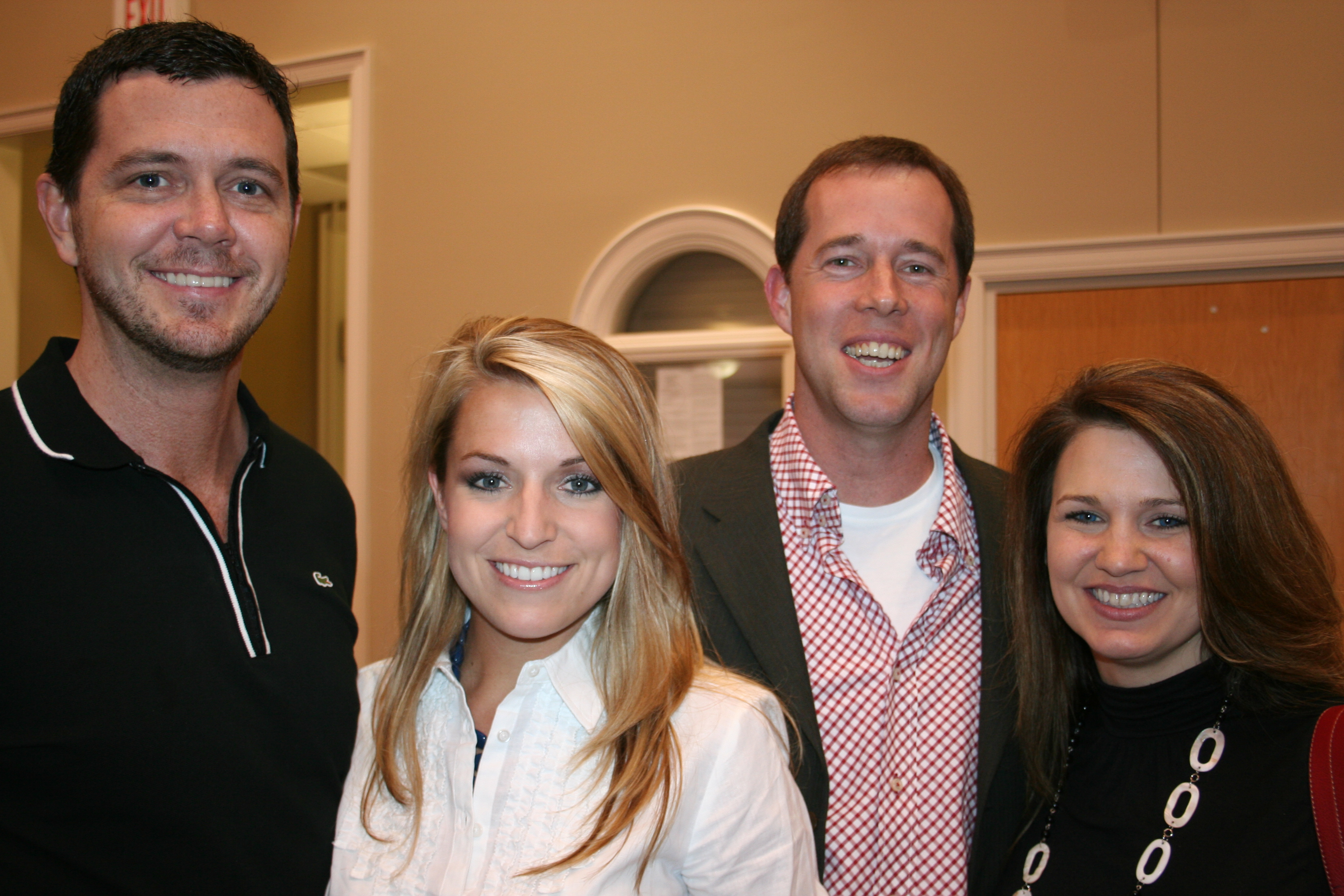 Brad Lacy, Lindsey Davenport, John Reno and Lorie Yates