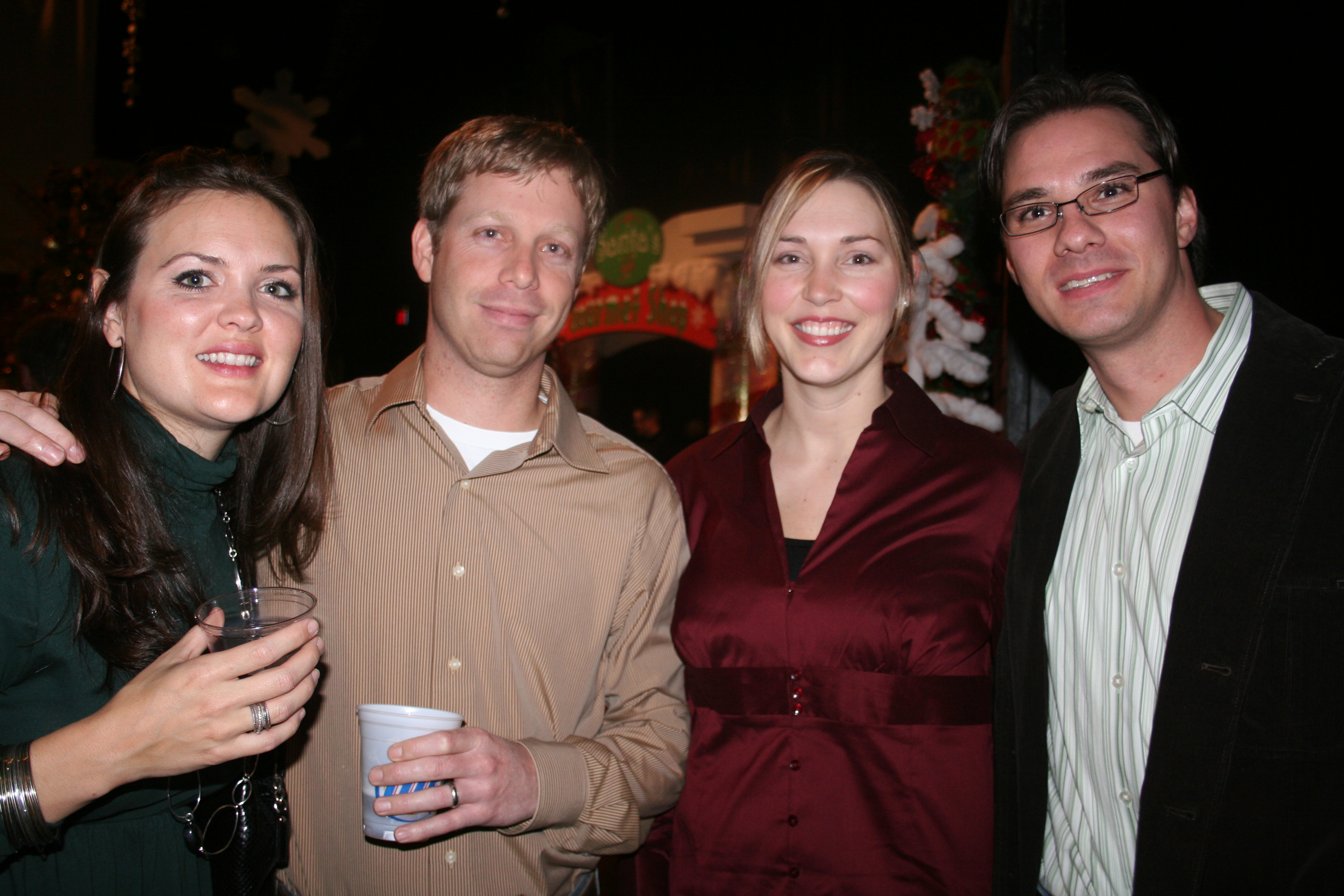 Kelly and Mitchell Strack with Kim and Jim Moix