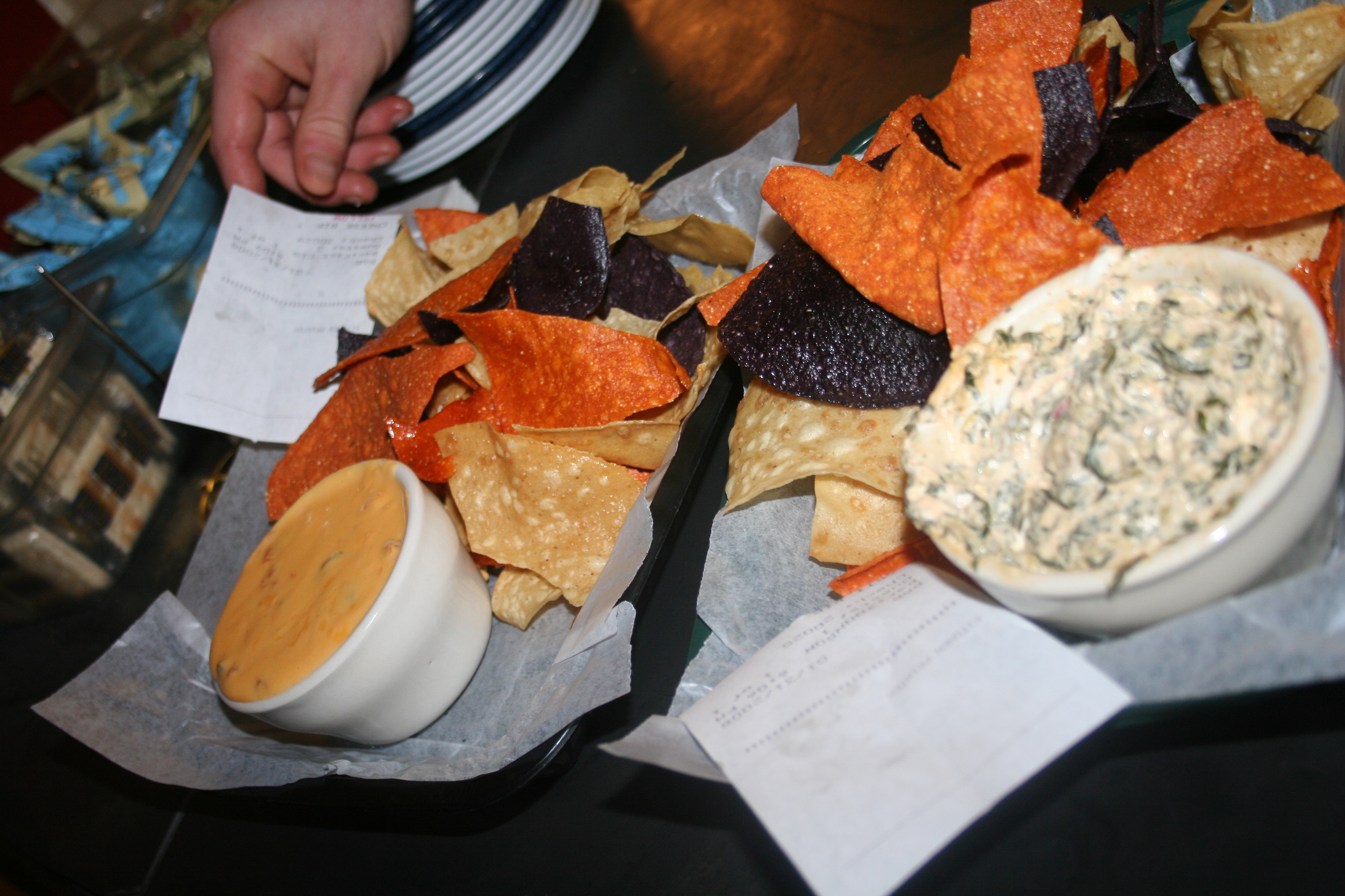 Happy Hour isn't  Happy Hour without chips and dip!