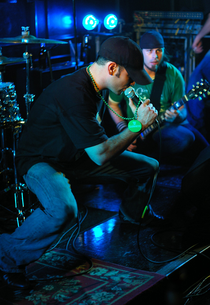 Matt Joyce and Jason Burnett of The Gettys sing to the packed crowd at Flying Saucer.