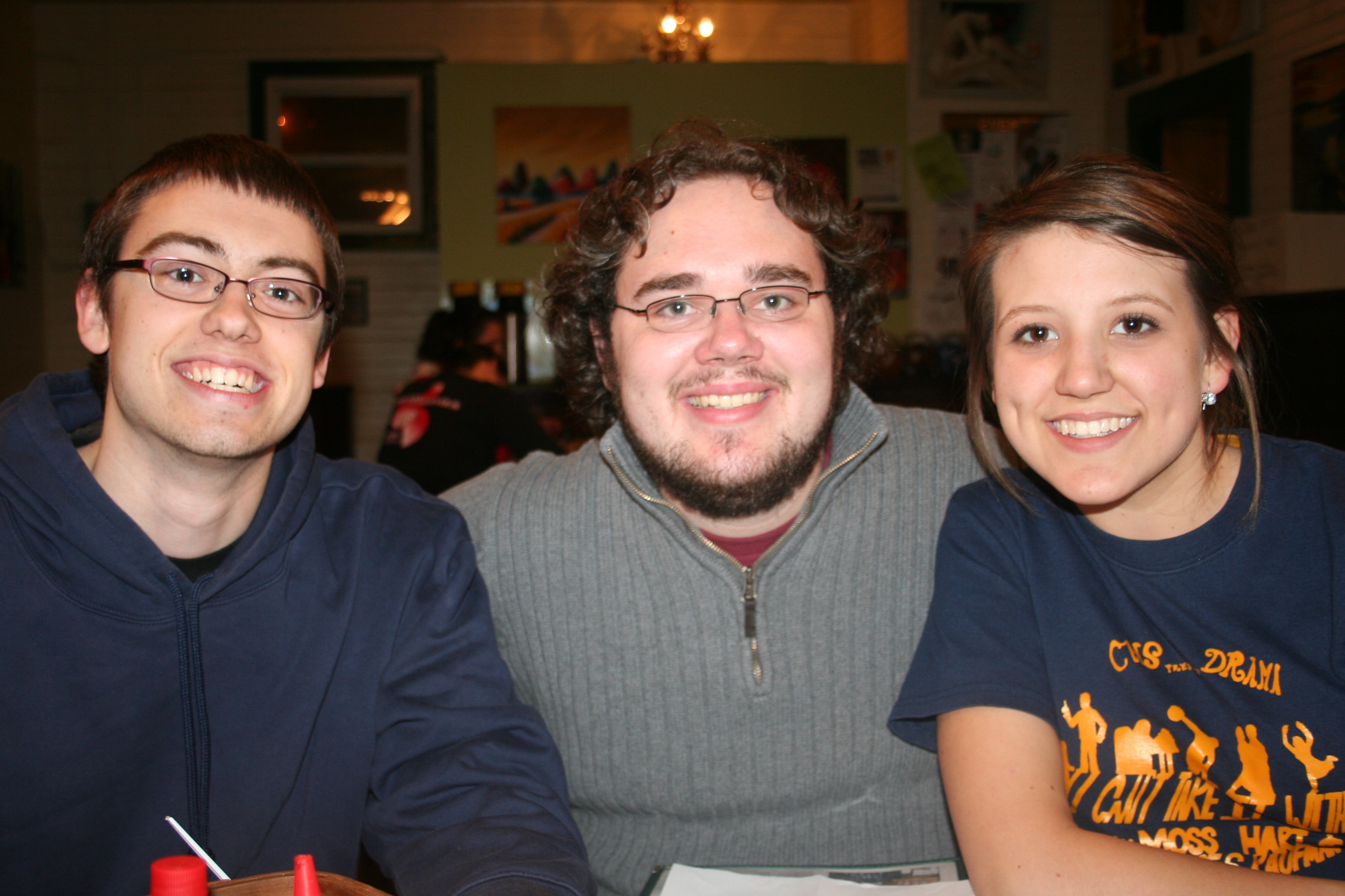 Michael Bollero, Brady Ness and Stefani Johnson