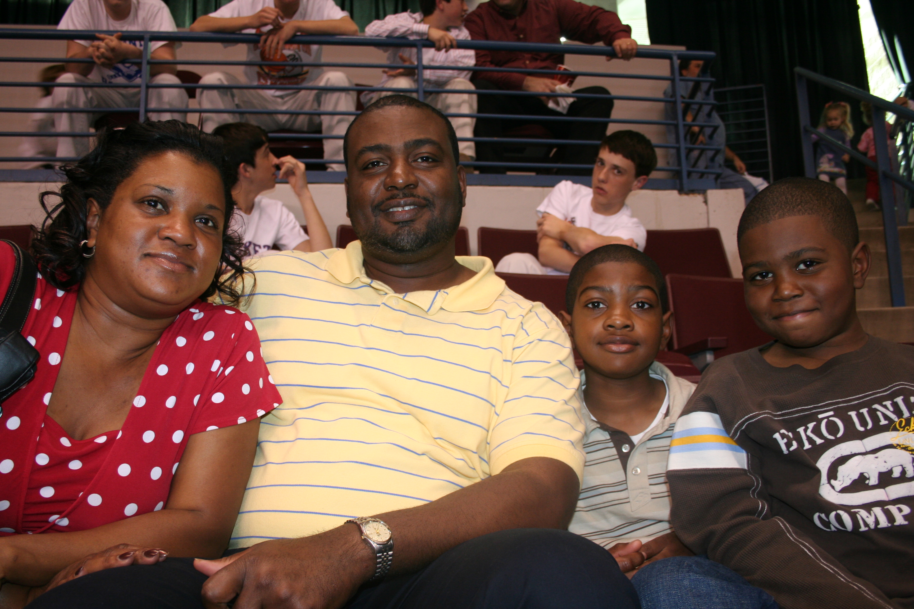 Dionne, Robert, Cameron and Caelon Colbert