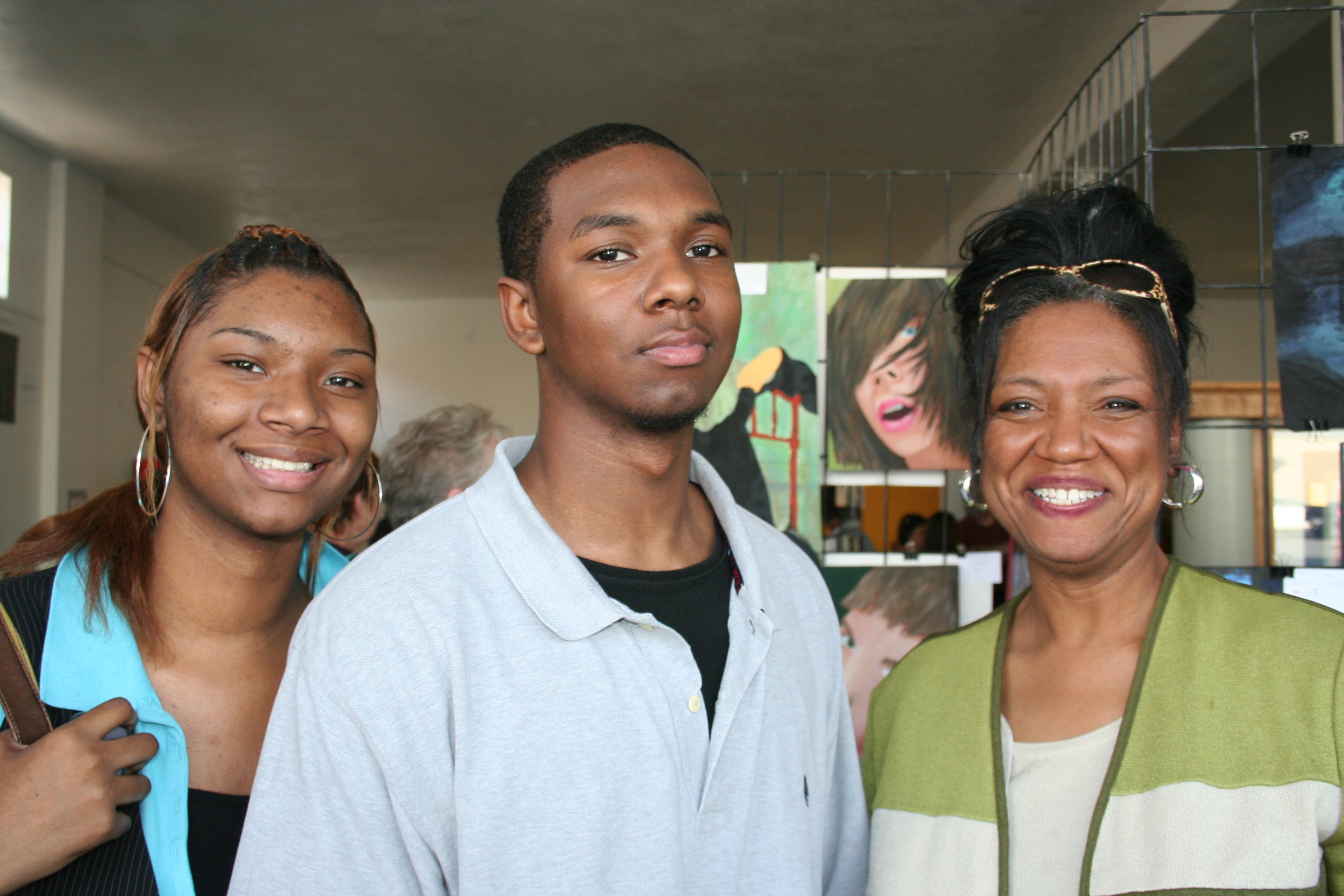 Celeste, Jonah and Vickie Coby