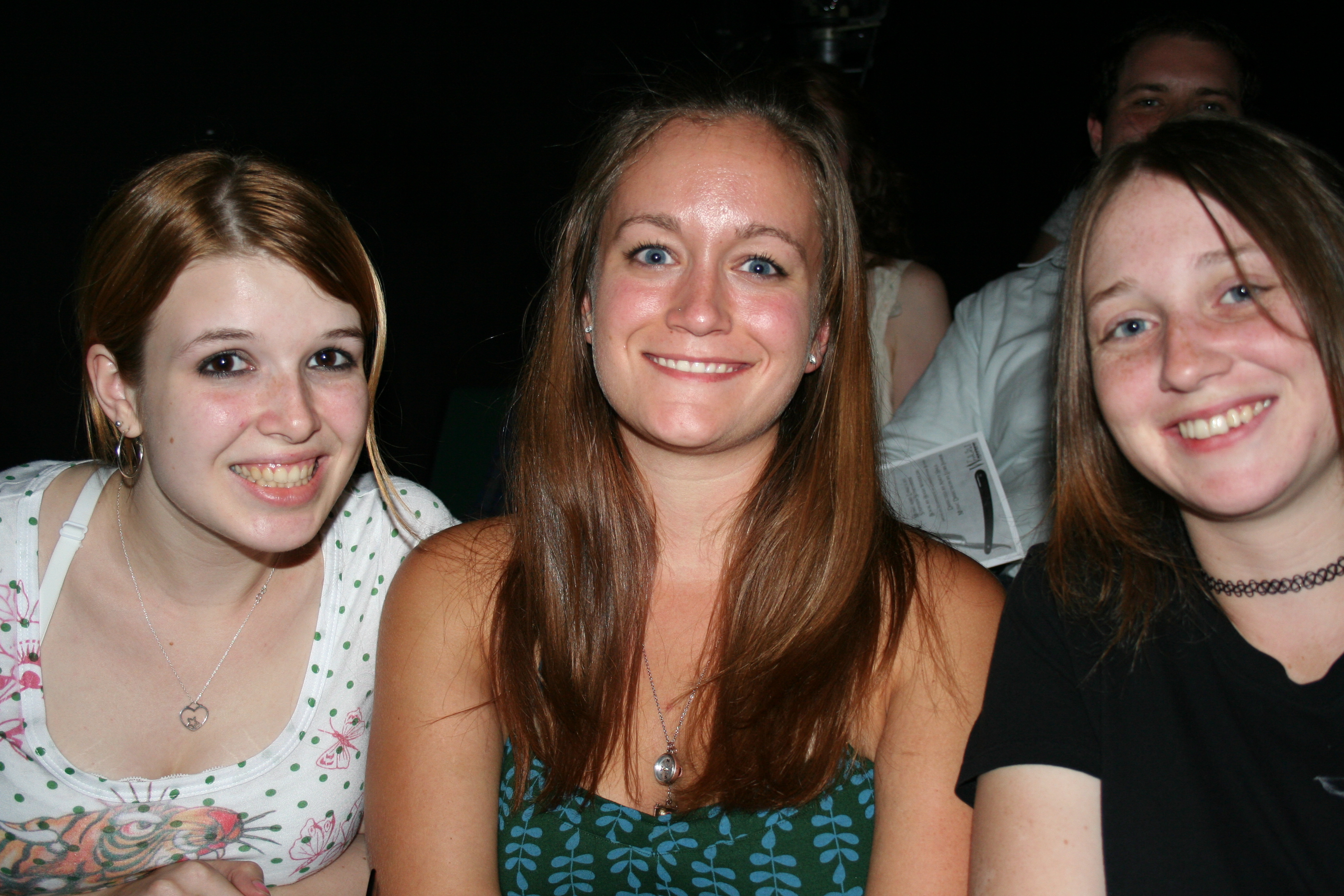 Amanda Woolems, Lane Moore and Amber Scroggins