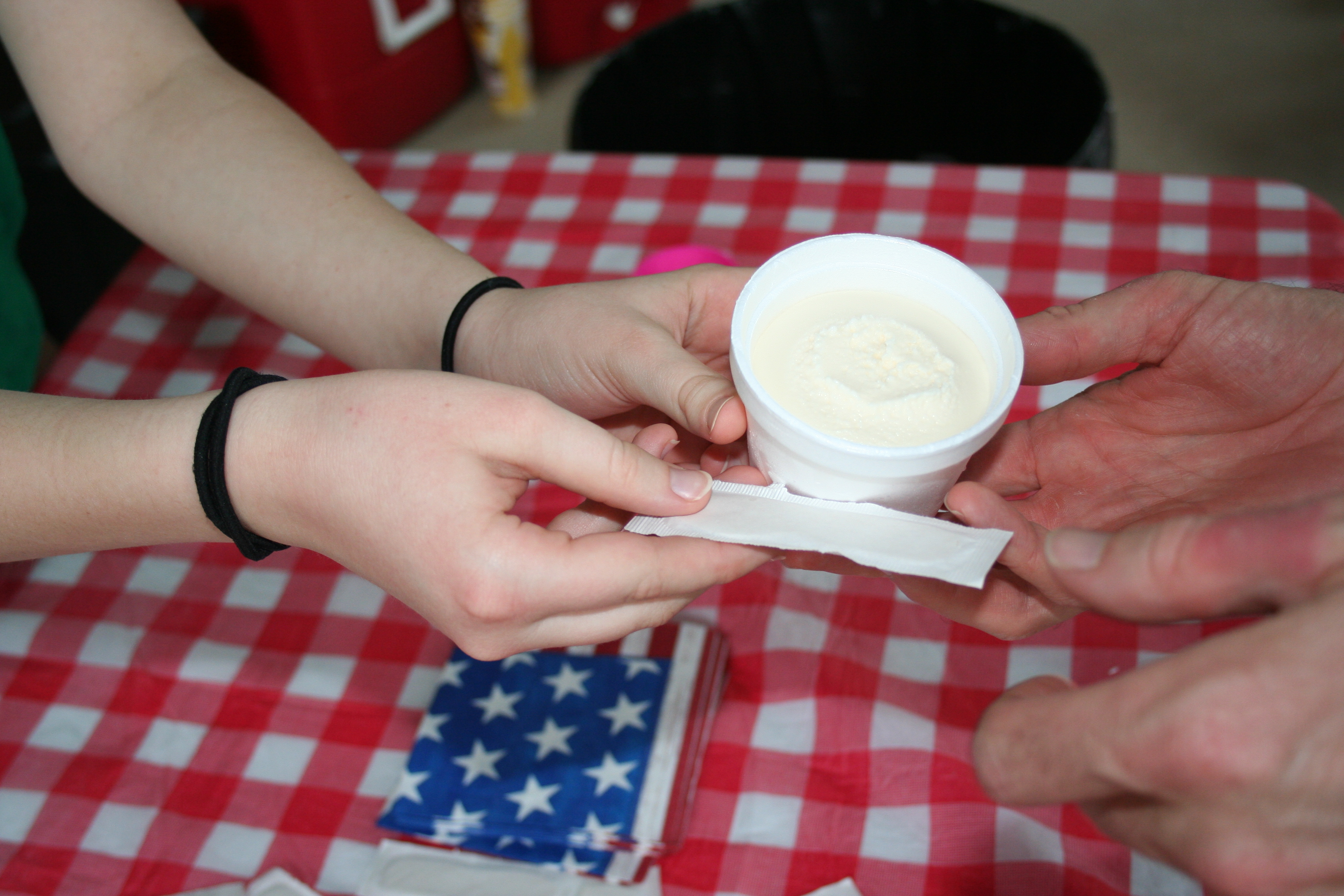 Socialize and have some ice cream!
