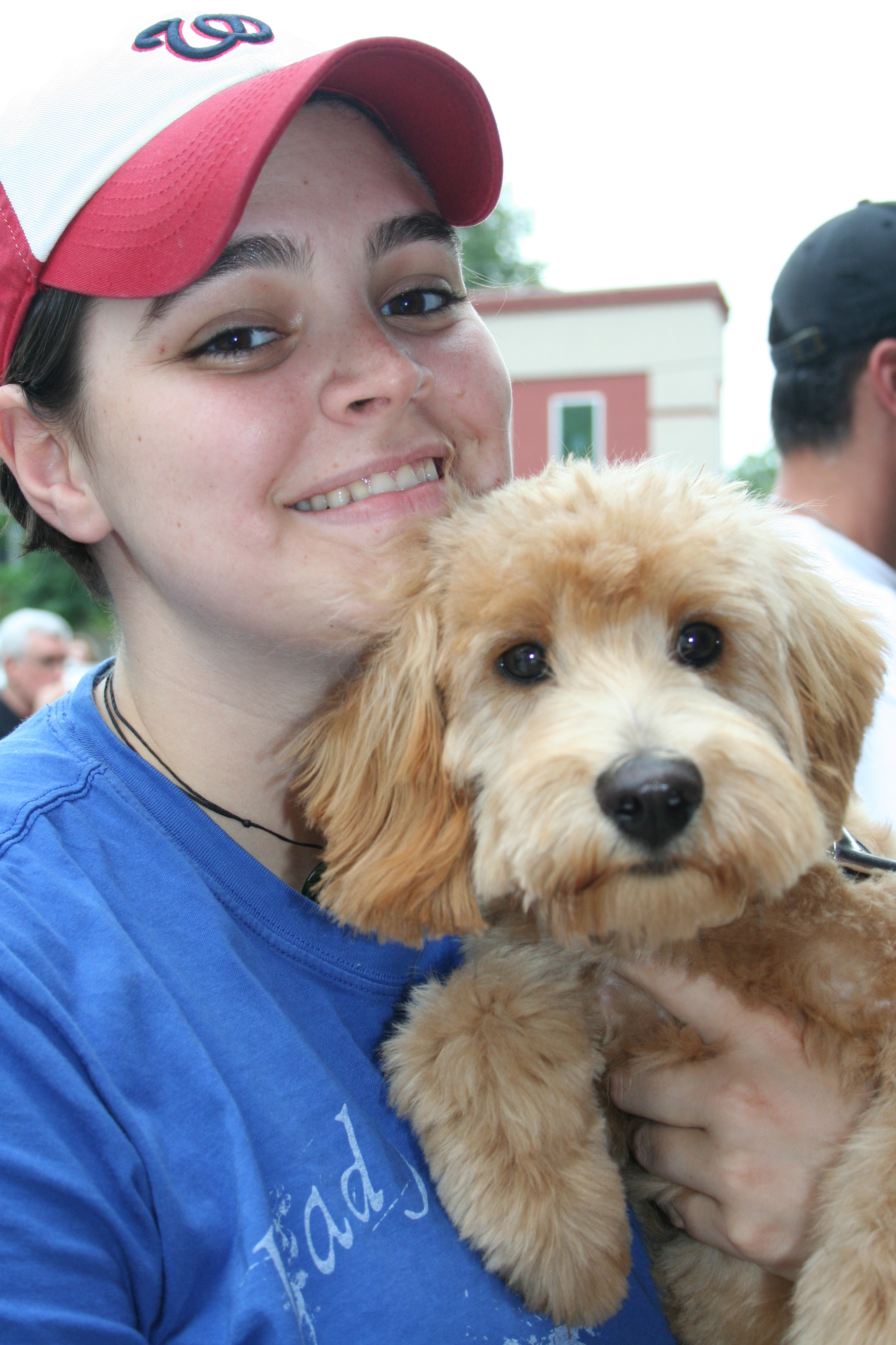 Anne Haley with Lucy