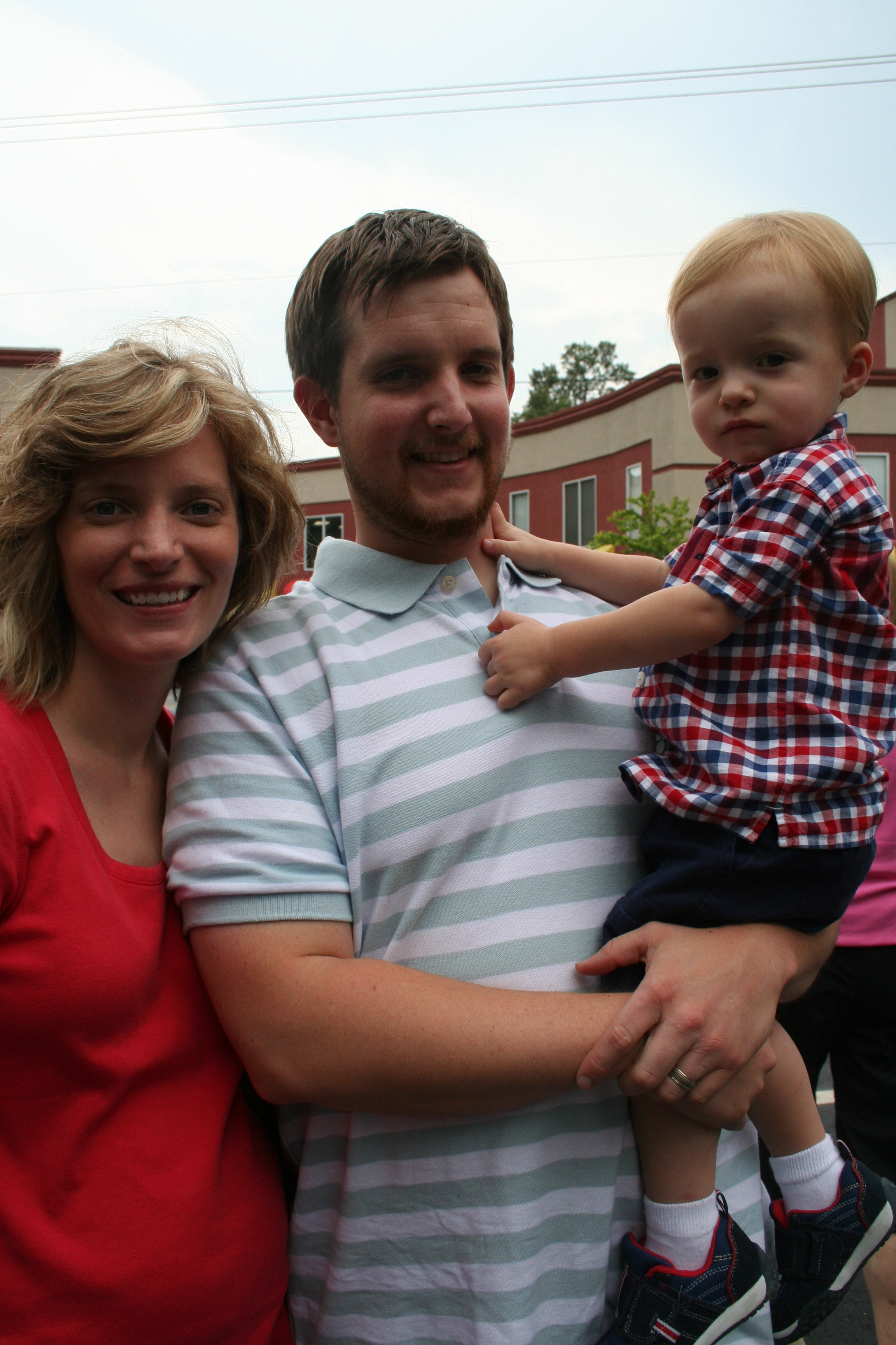 Melanie, Brad and Luke Alexander