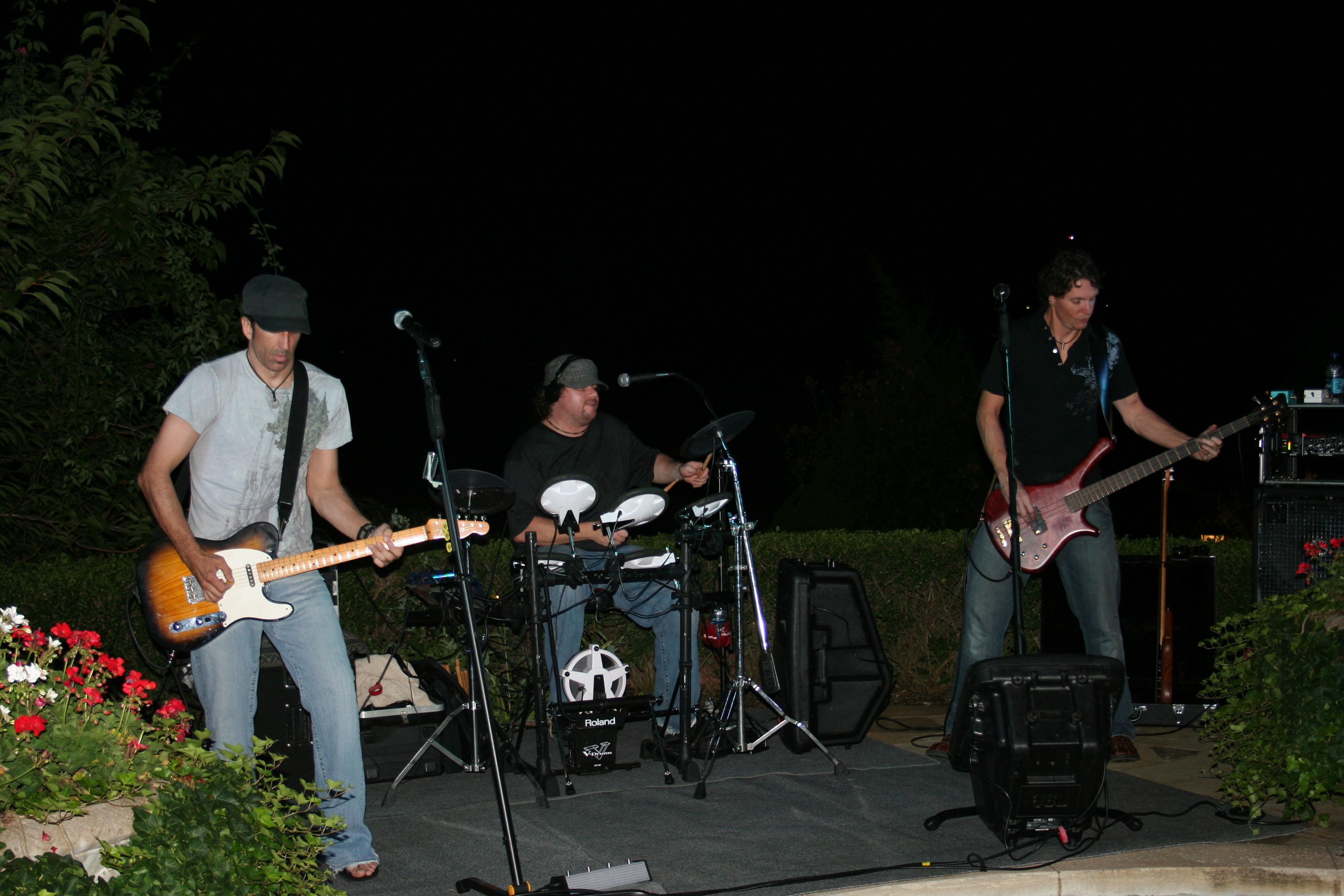 42. Tragikly White performs by the pool.