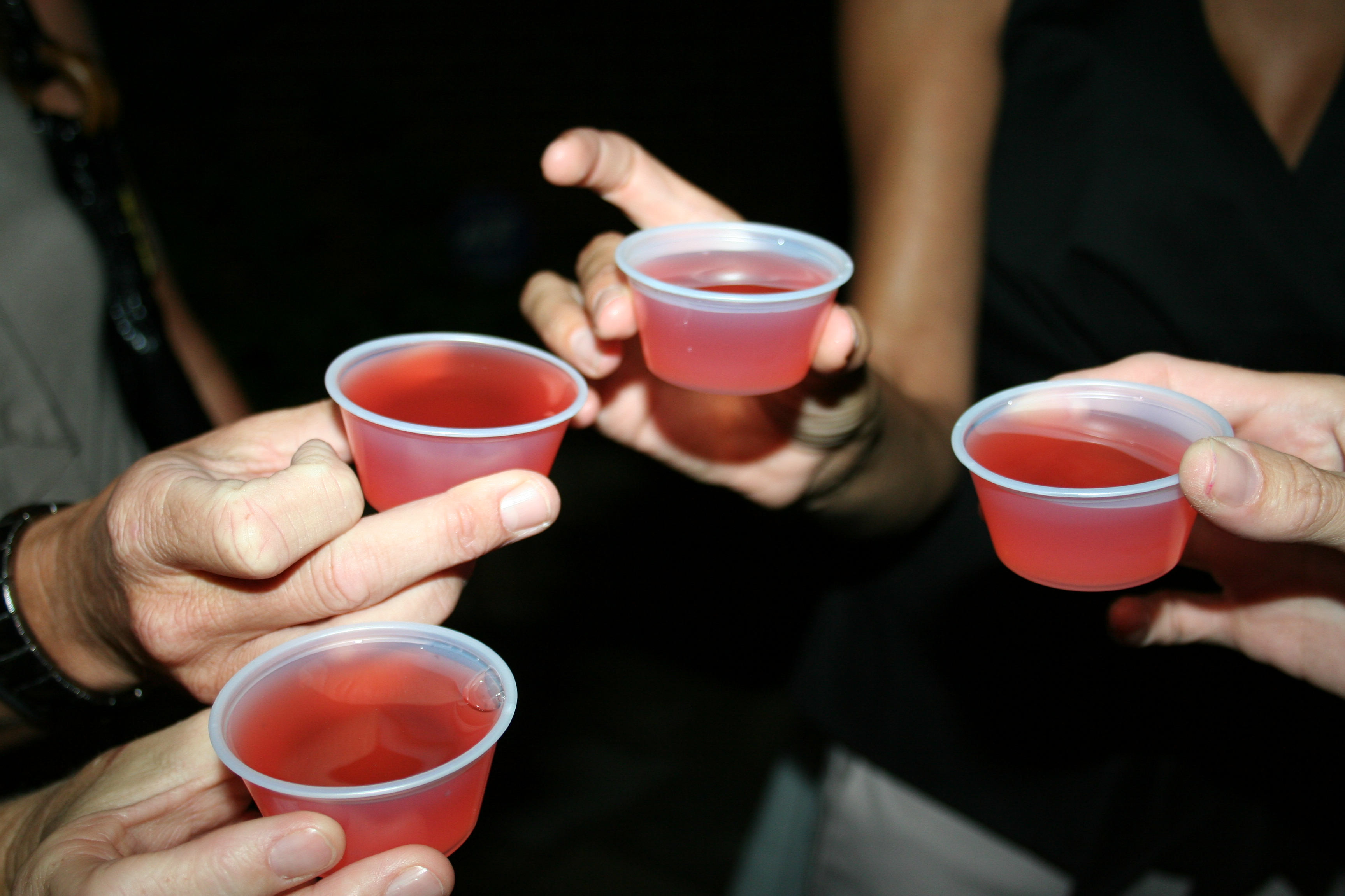 43. A toast with Hooter Shooters