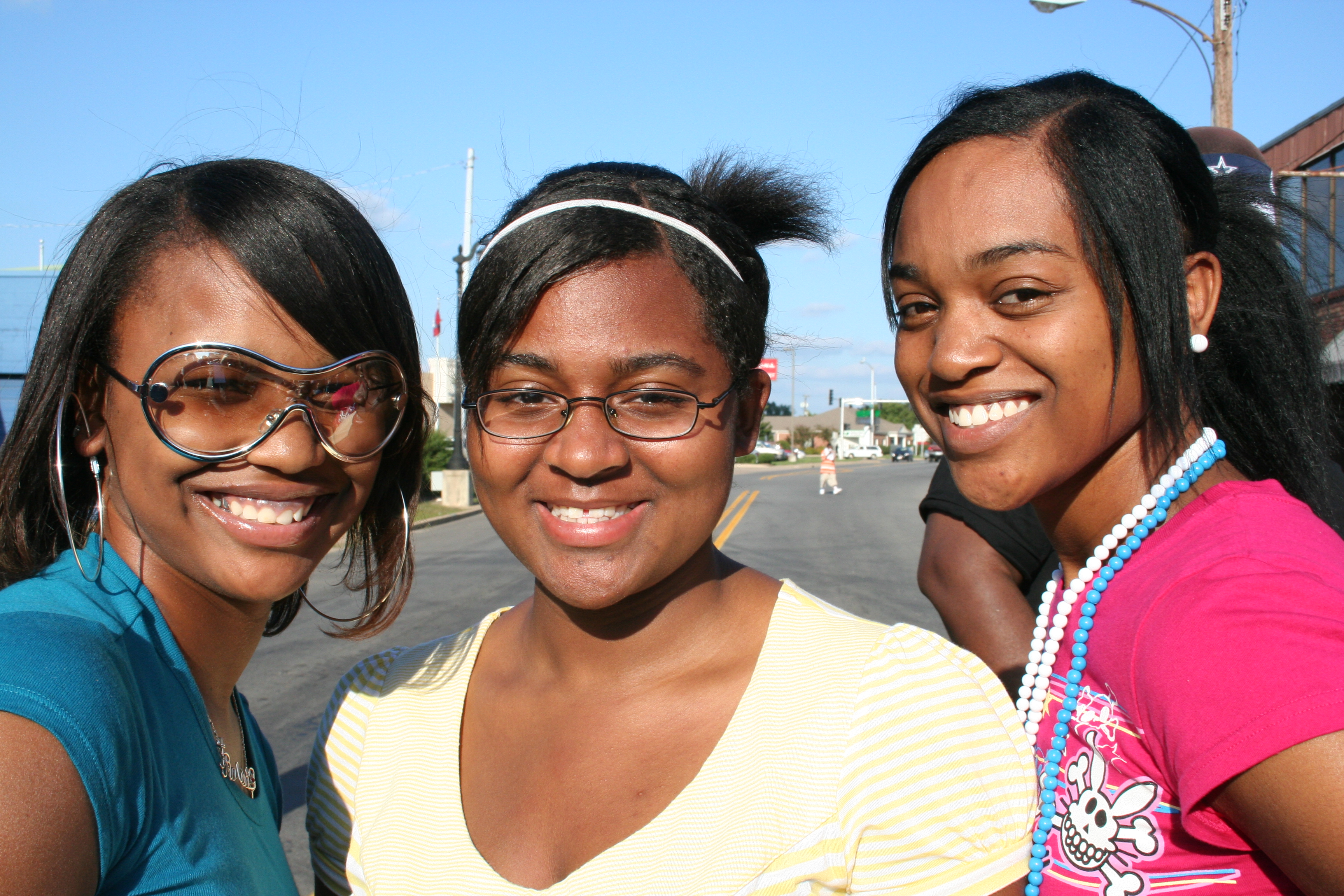 Rolisa Cain, Kayla Robinson and Chasity Oates