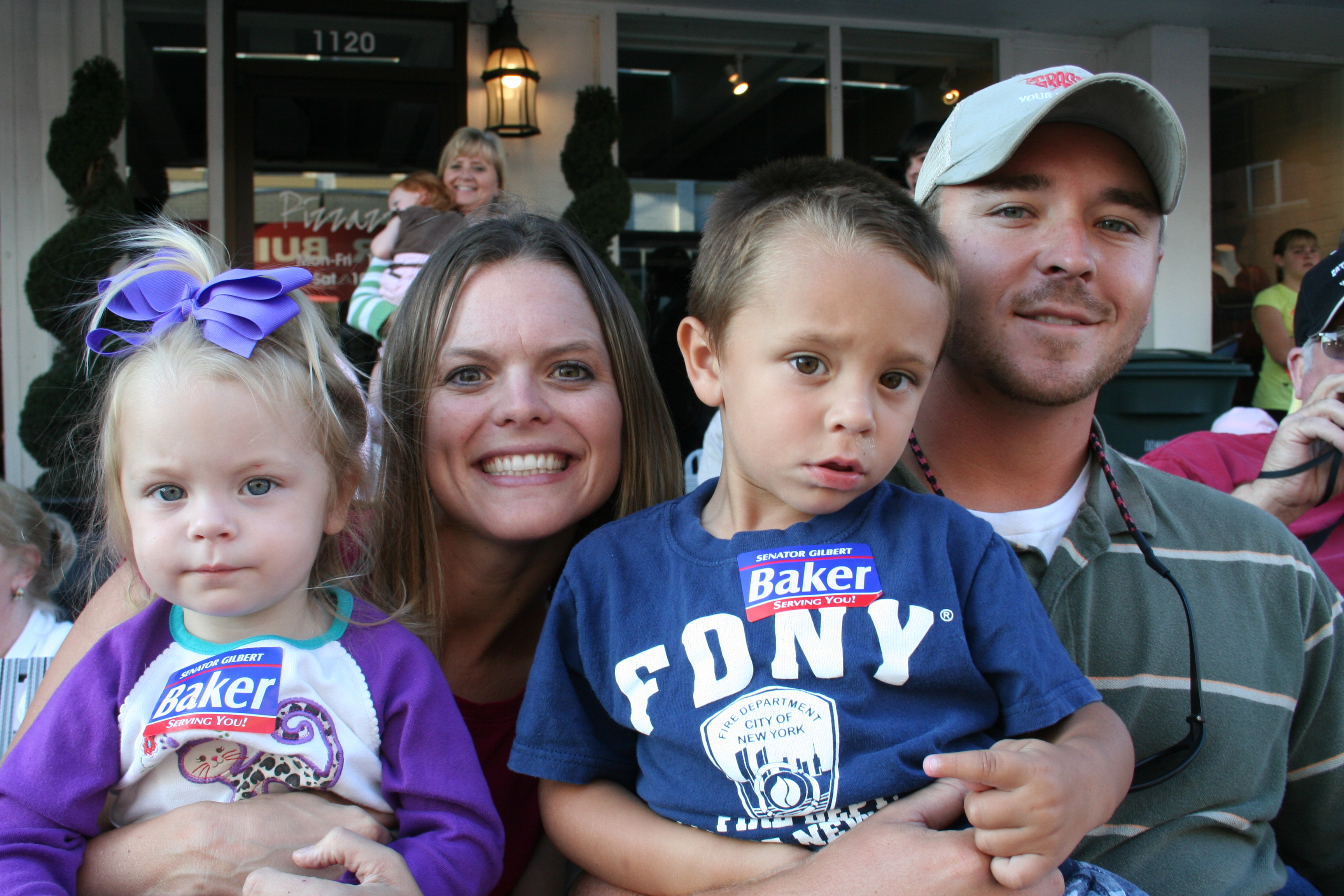 Ally, Shannon, Noah and Travis Foster