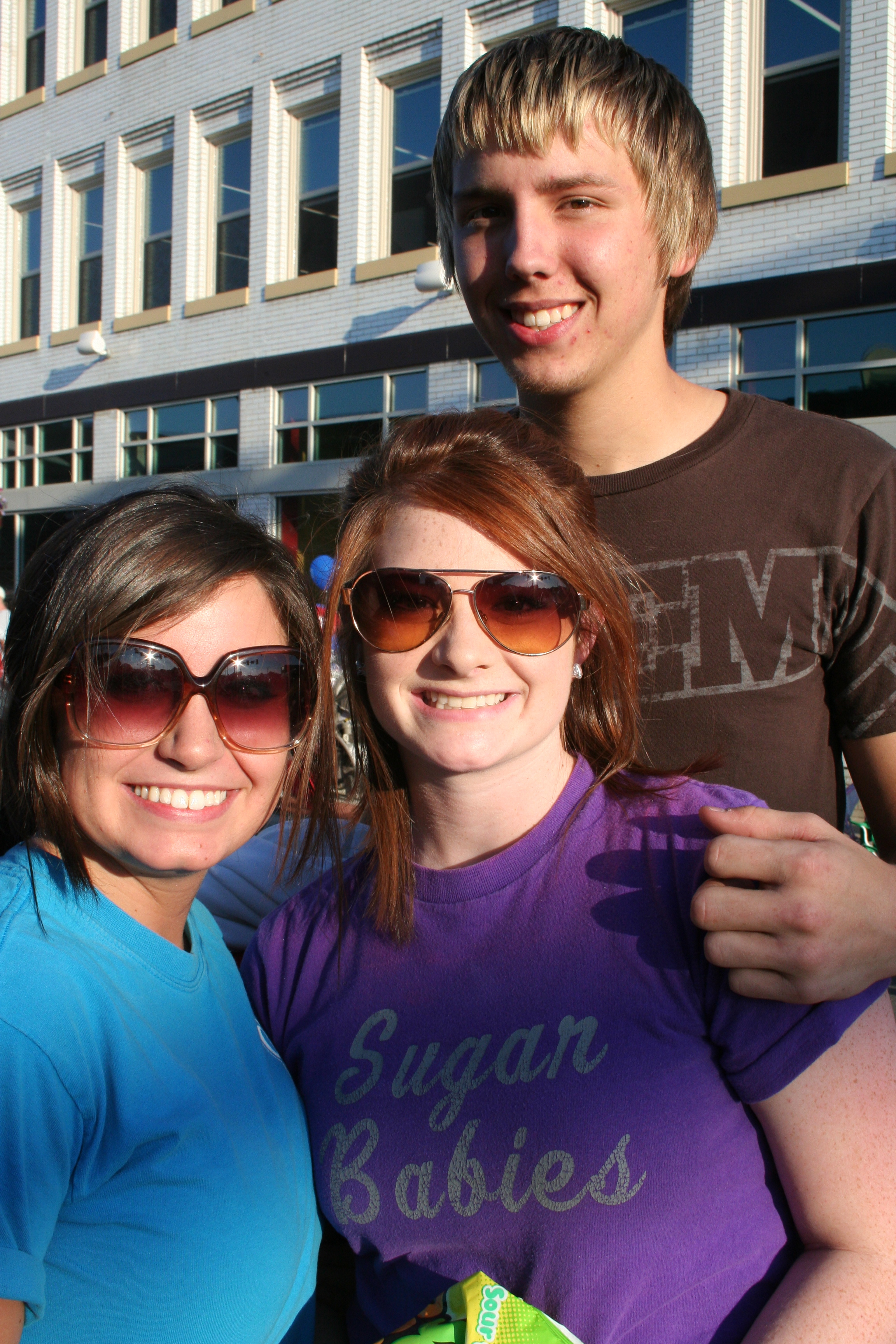 Katie Wilcox, Michael Shock and Lauren Fagala