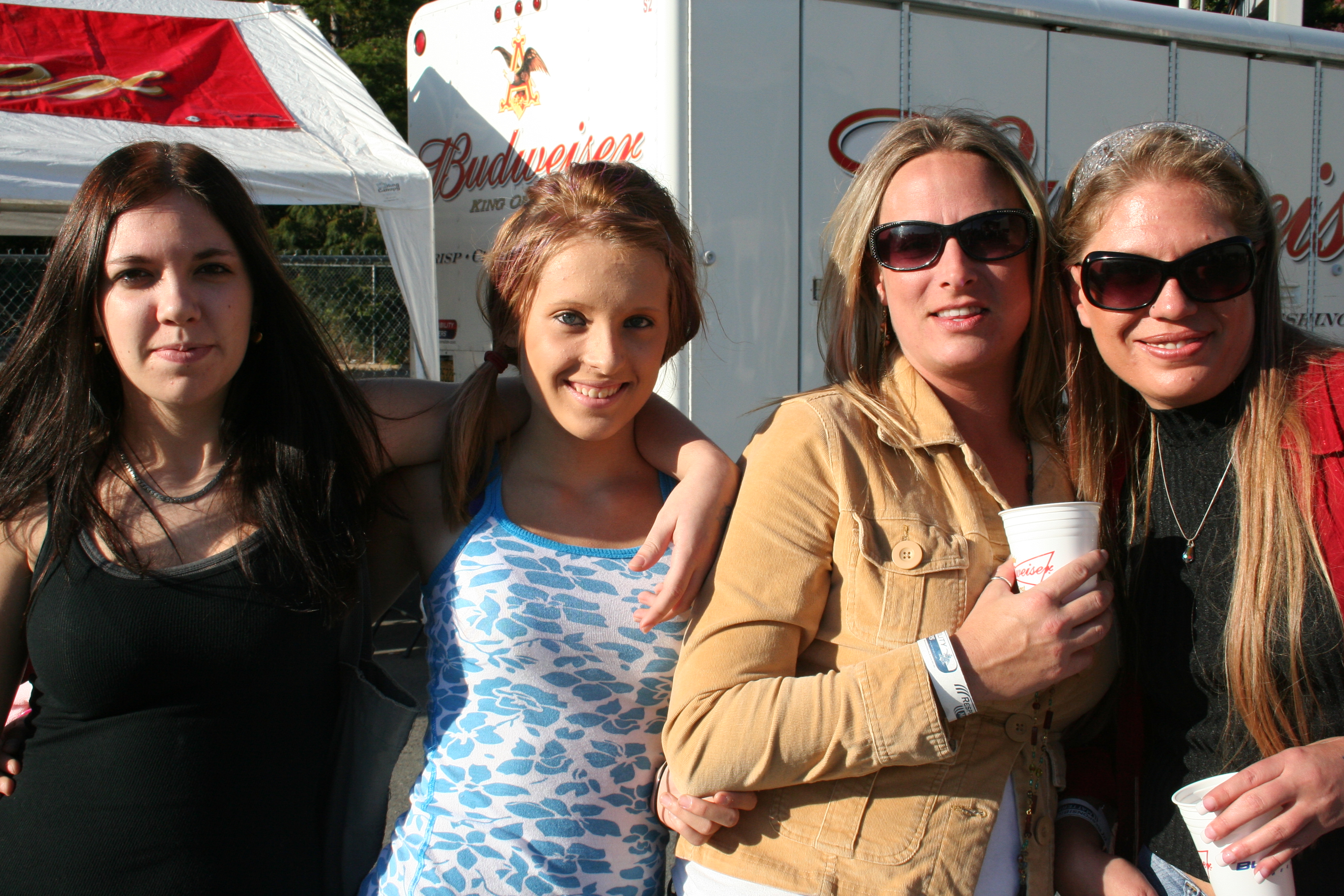 Amanda Peterson, Lexi Brown, Zana Martin and April Brown