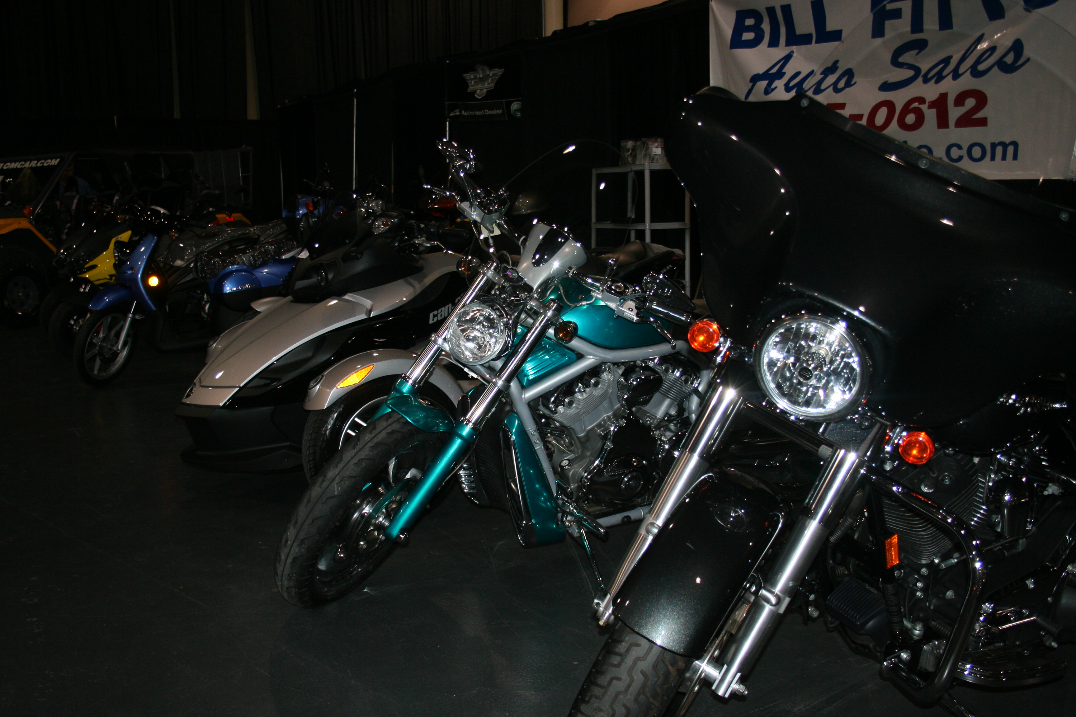 Some of the bikes on show