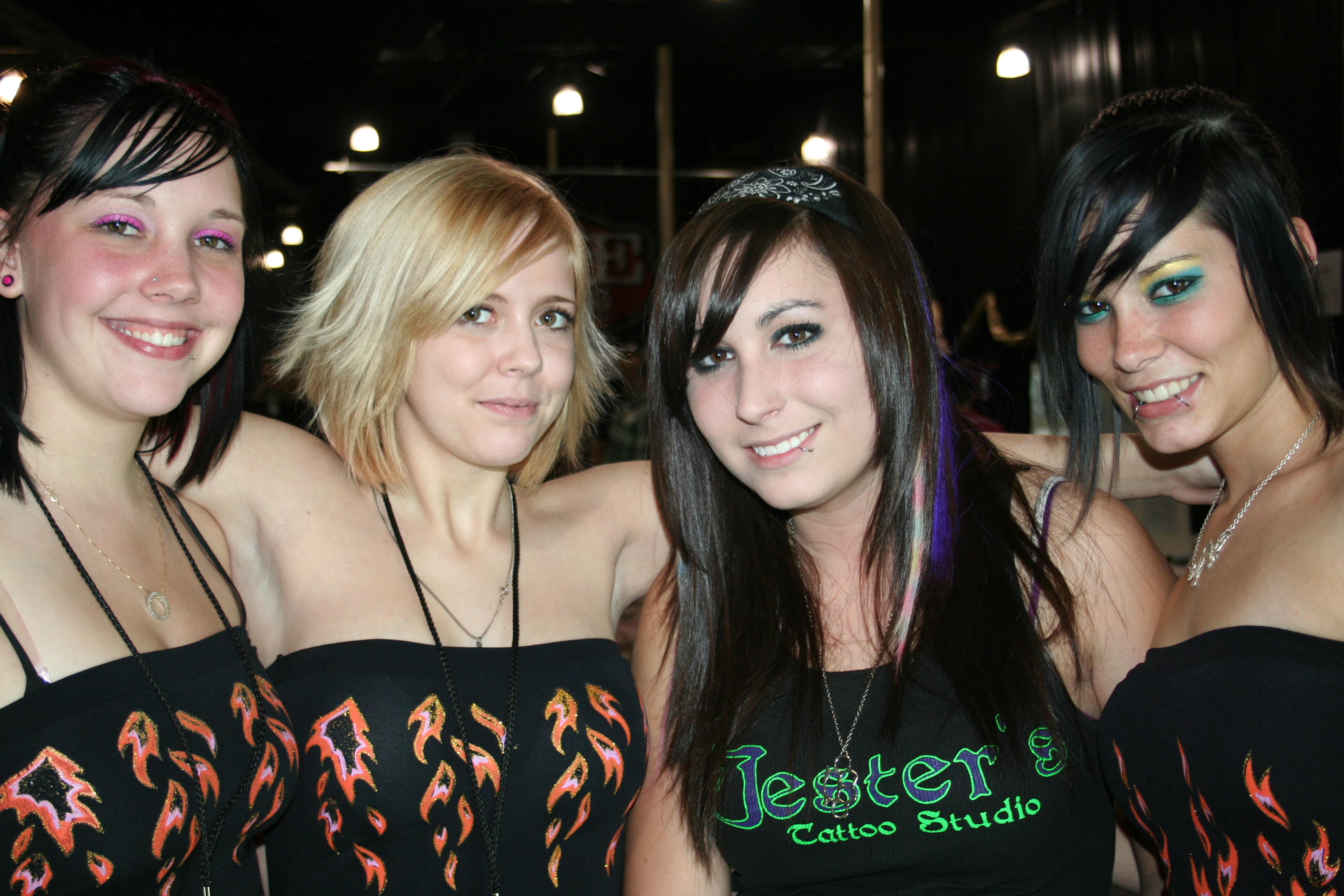 Jester's Promo Girls Andrea Brown, Britny Wooden, Sarah Olds and Christina Garland