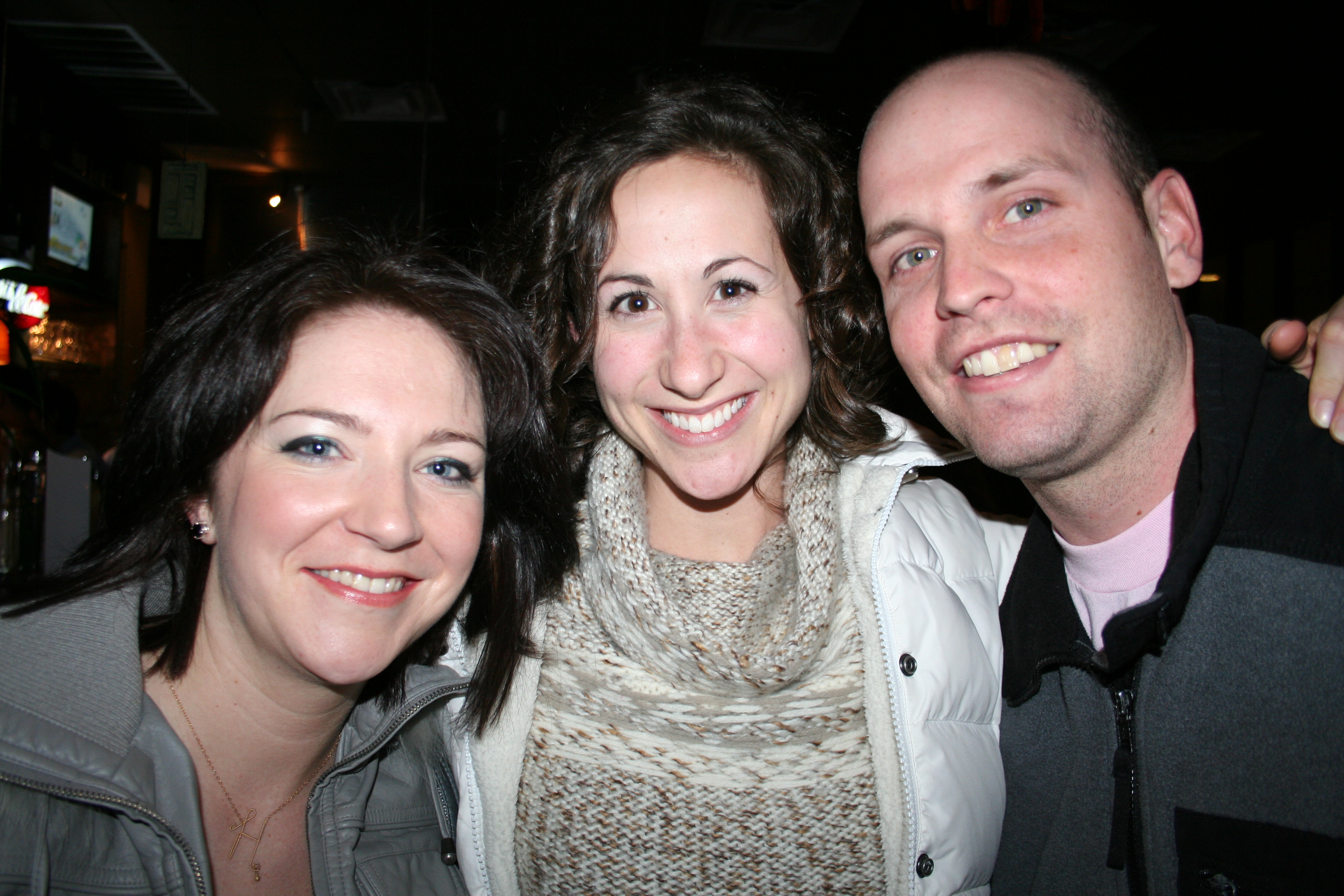 Hannah Glover, Rebecca Norris and Brad Erickson