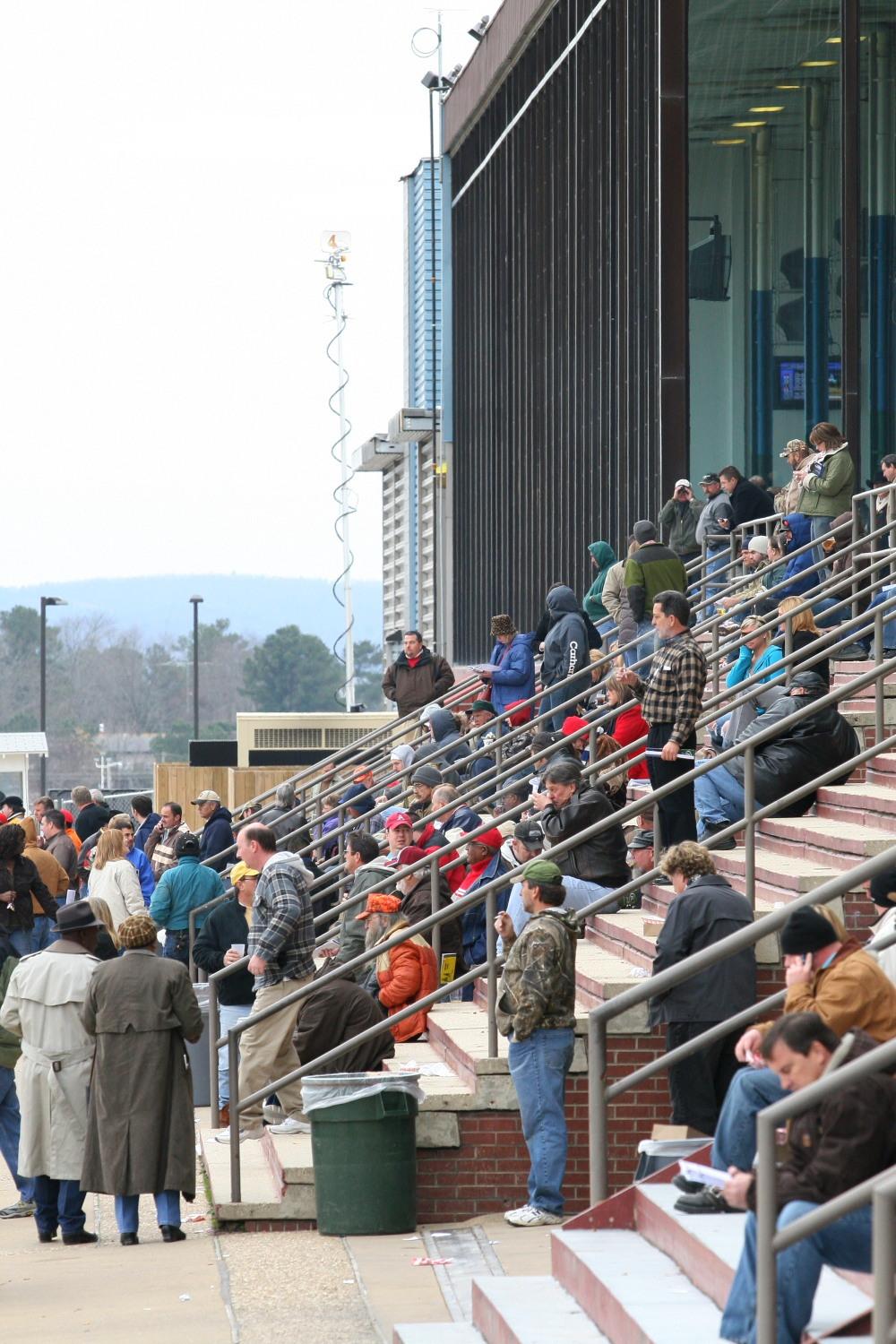 Opening Day of horse racing at Oak Lawn Park in Hot Springs.