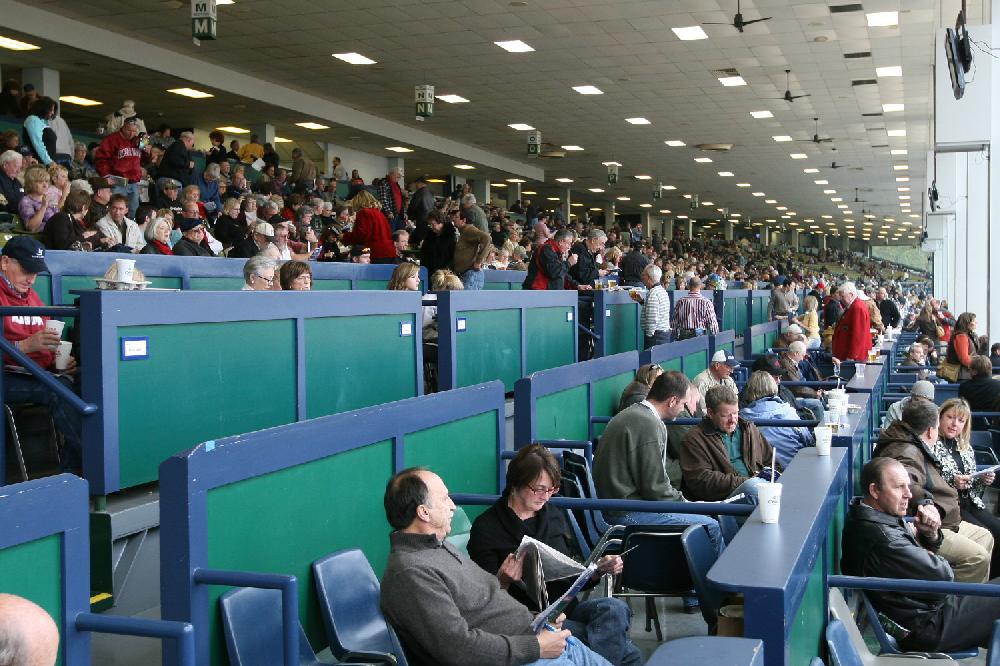Opening Day of horse racing at Oak Lawn Park in Hot Springs.