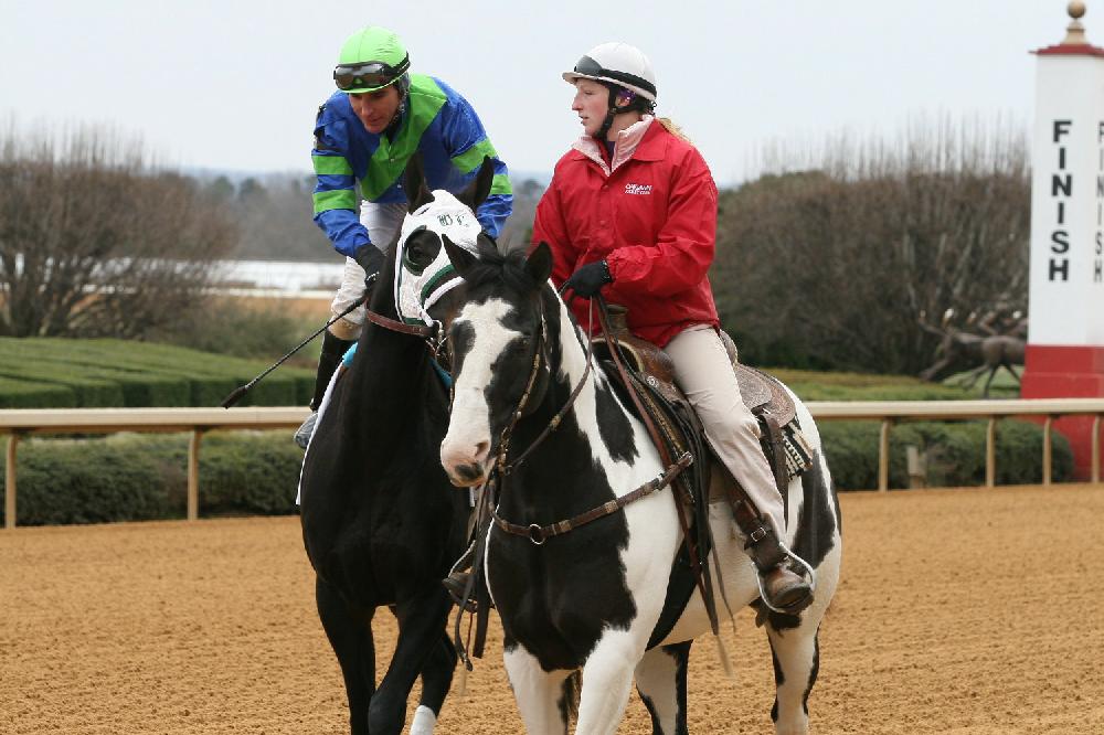Opening Day of horse racing at Oak Lawn Park in Hot Springs.